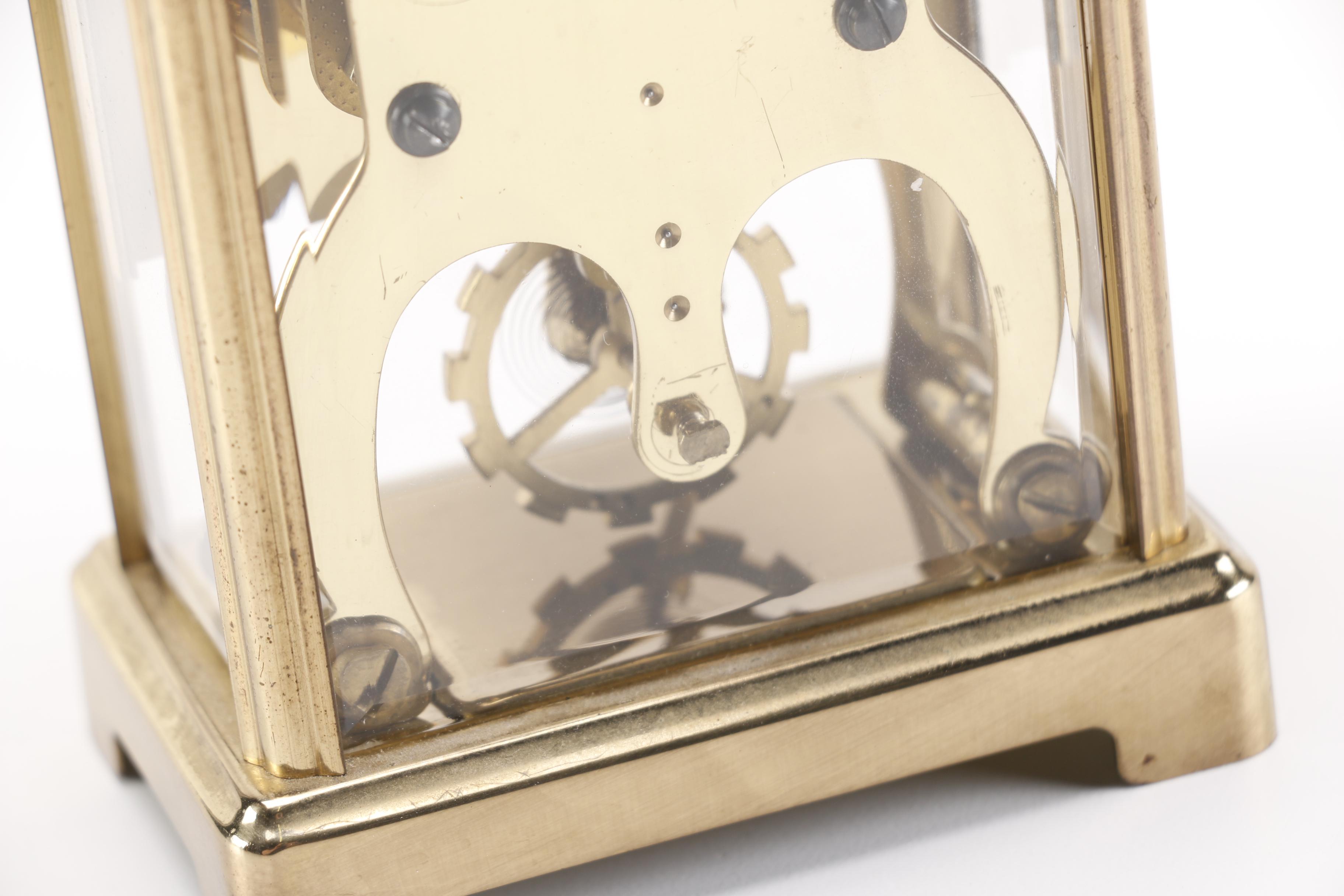 Circa 1950s Schatz Mercedes Brass Carriage Clock