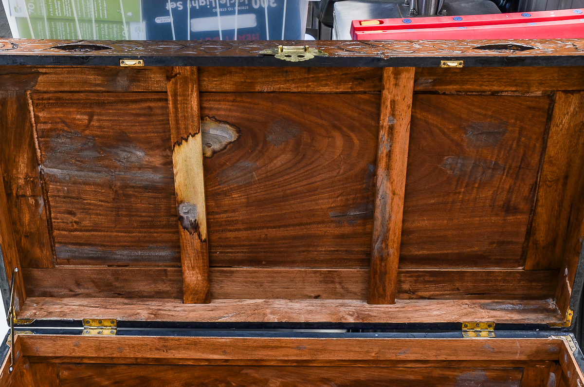 Chinese Carved Wood Chest