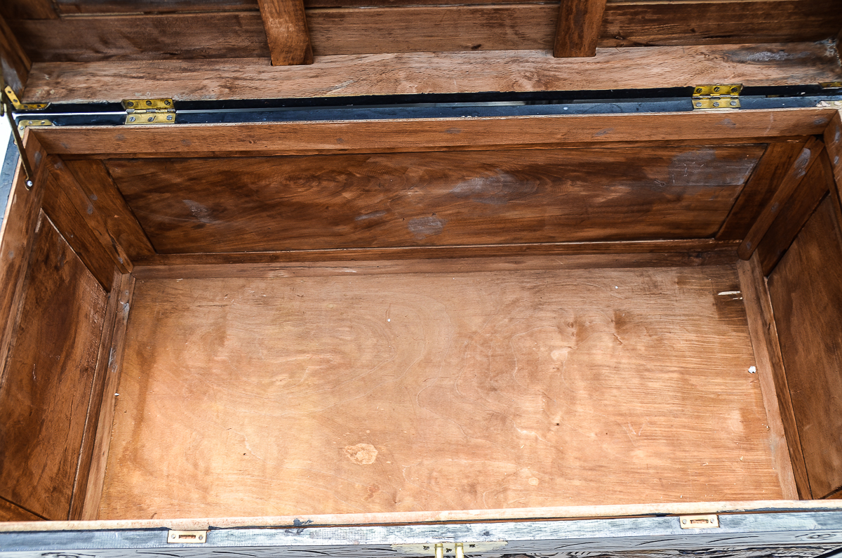 Chinese Carved Wood Chest