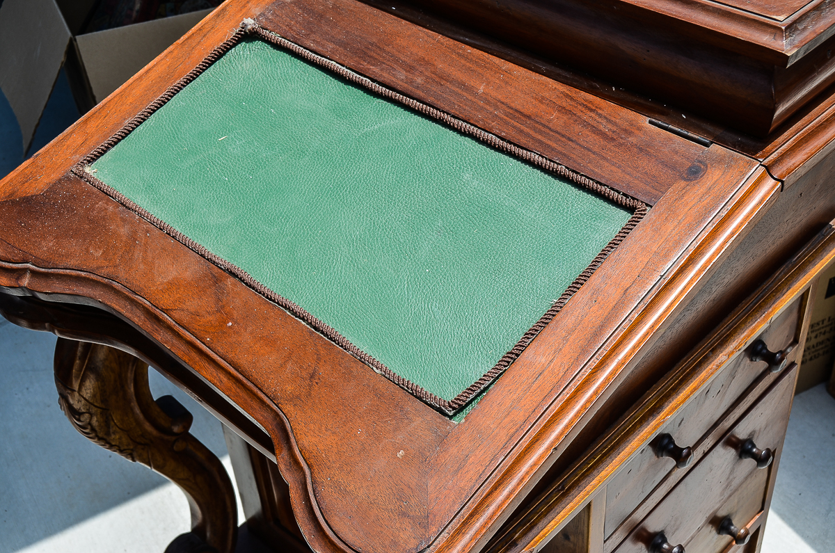 Antique Victorian Davenport Desk