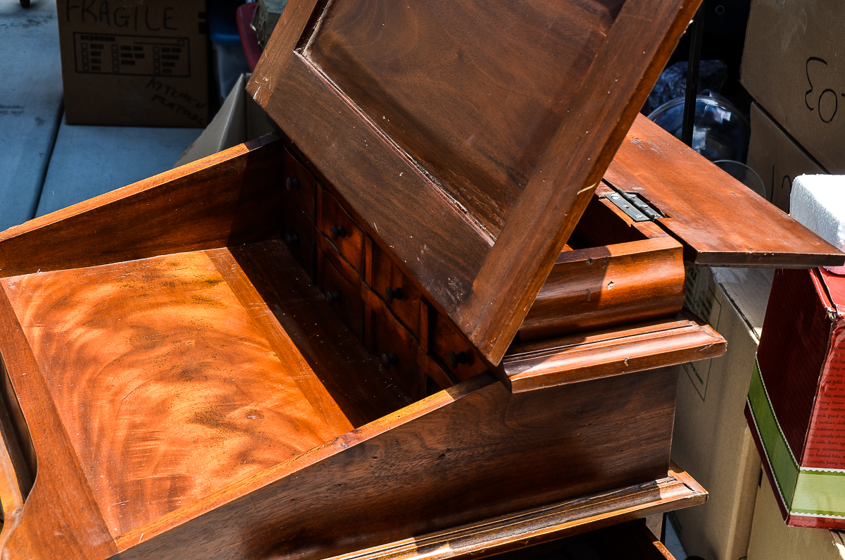 Antique Victorian Davenport Desk