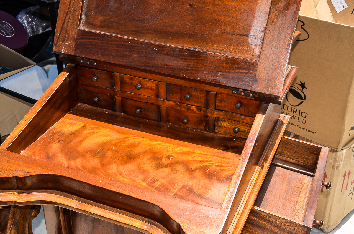 Antique Victorian Davenport Desk