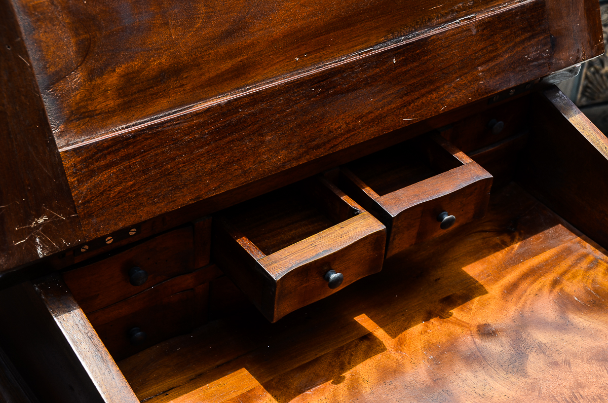 Antique Victorian Davenport Desk