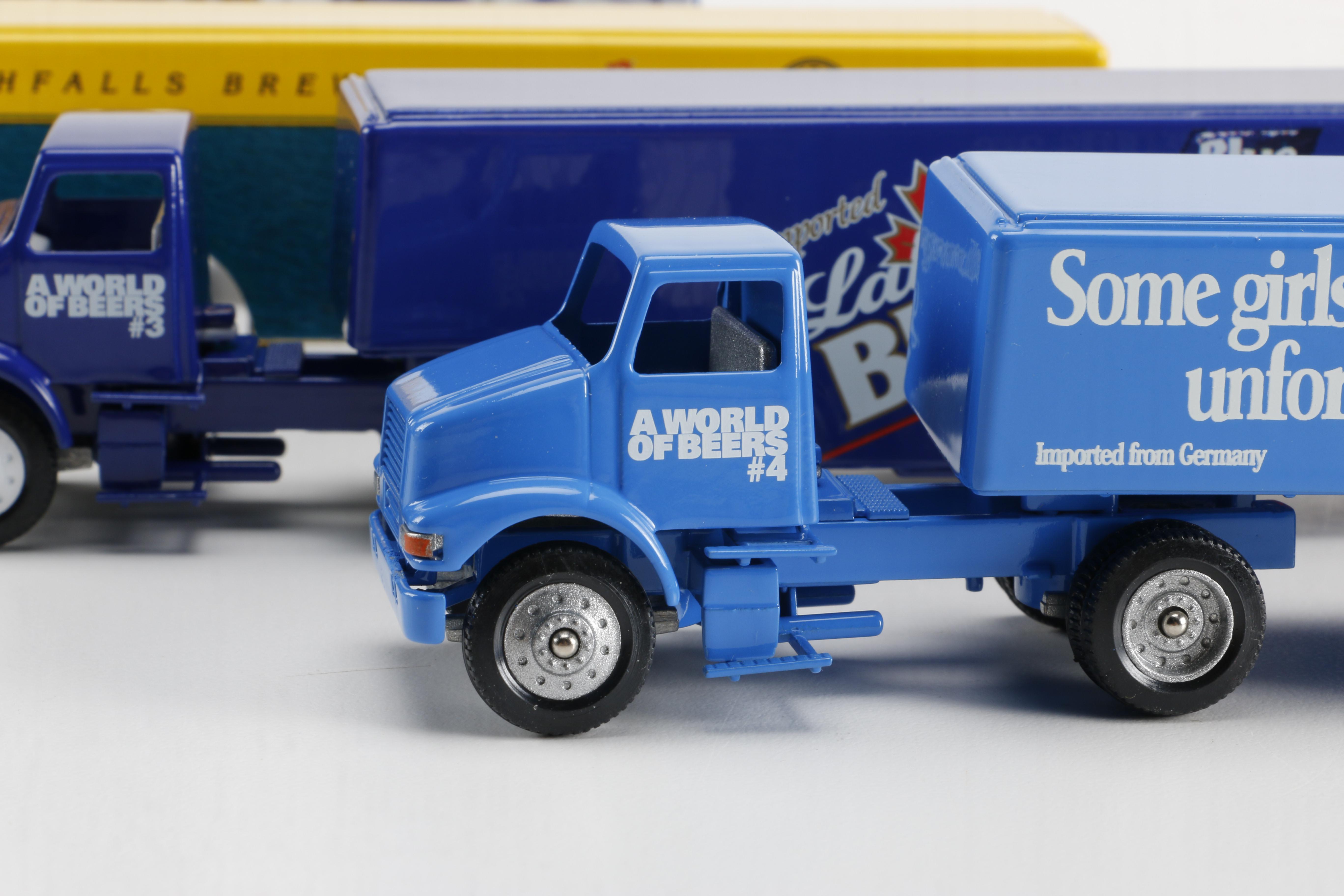 5 Beer Themed Winross Trucks