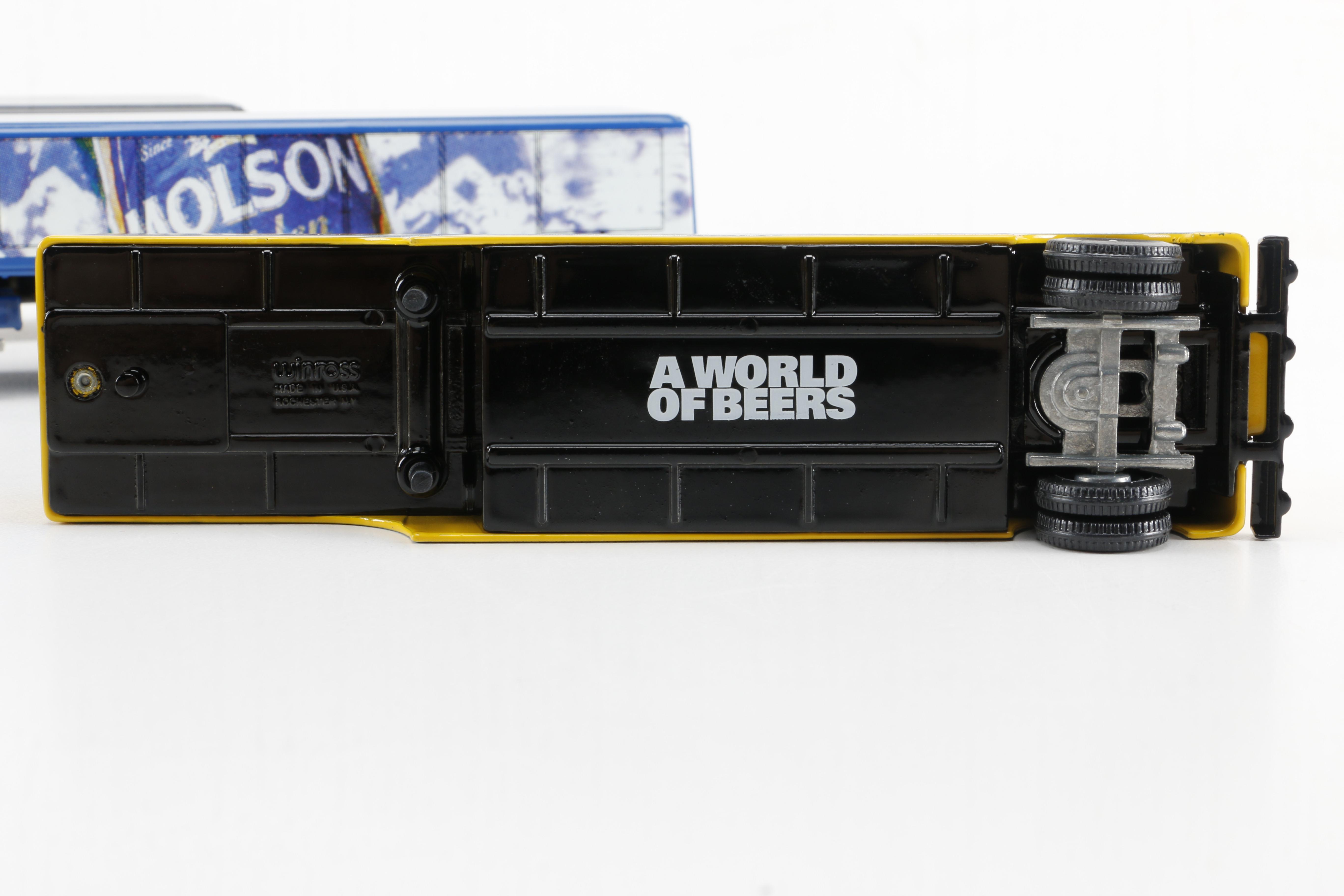 5 Beer Themed Winross Trucks