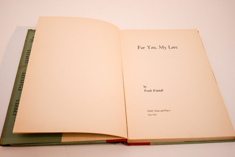 "For You, My Love" by Frank Kimball