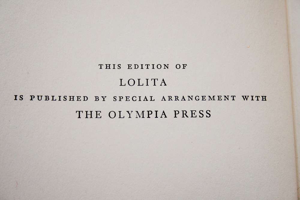First American Edition, Later Printing of "Lolita" by Vladimir Nabokov