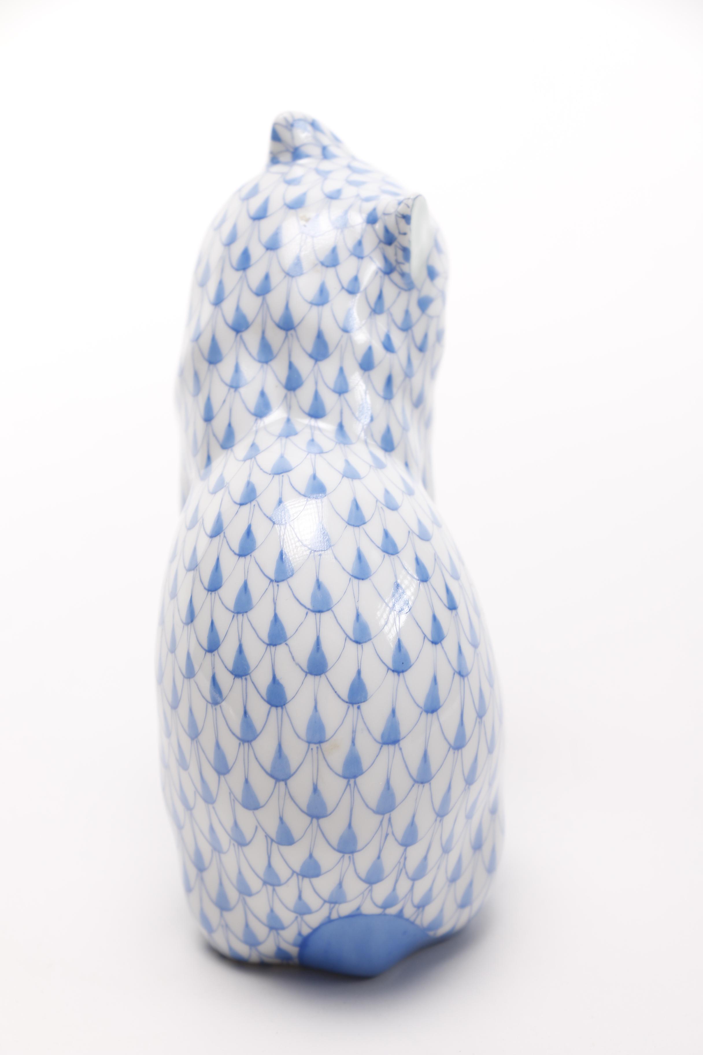 Herend Hungary Cat Figurine