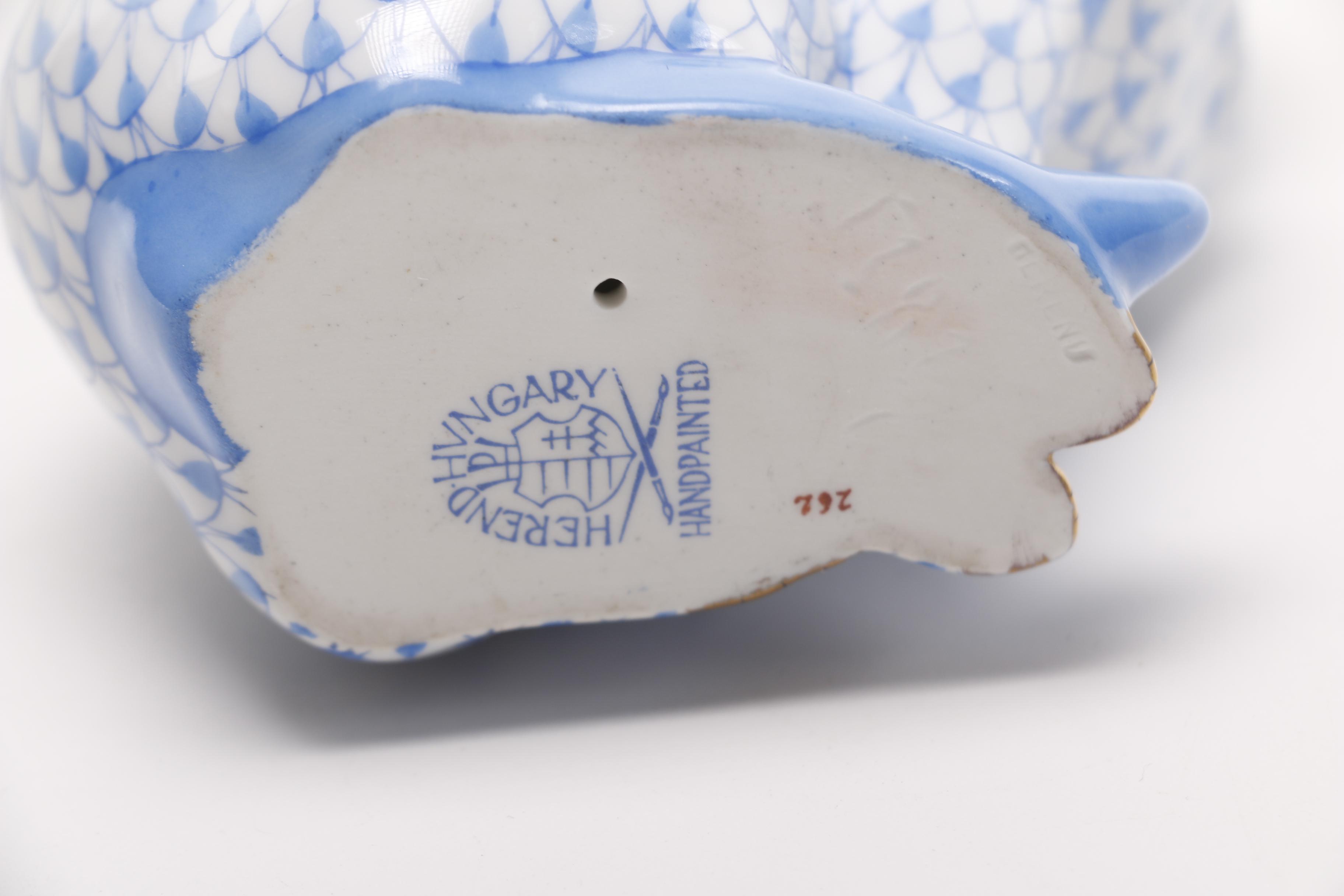 Herend Hungary Cat Figurine