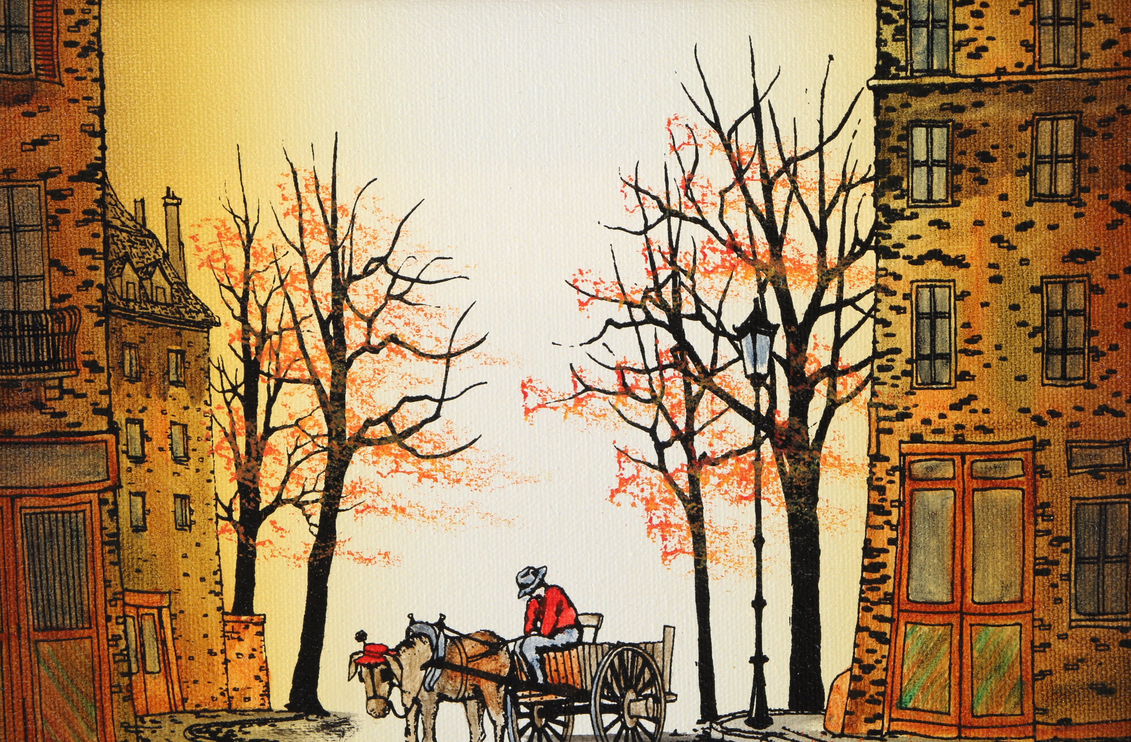 L. Ryan Oil on Canvas "Waiting"