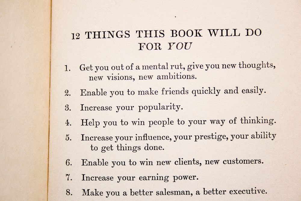 1937 First Edition, Late Printing of  "How to Win Friends and Influence People" by Dale Carnegie
