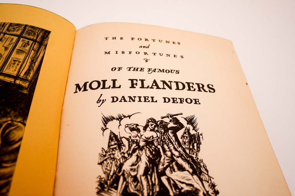 1931 "The Fortunes and Misfortunes of the Famous Moll Flanders" by Daniel Defoe Illustrated By John Alan Maxwell