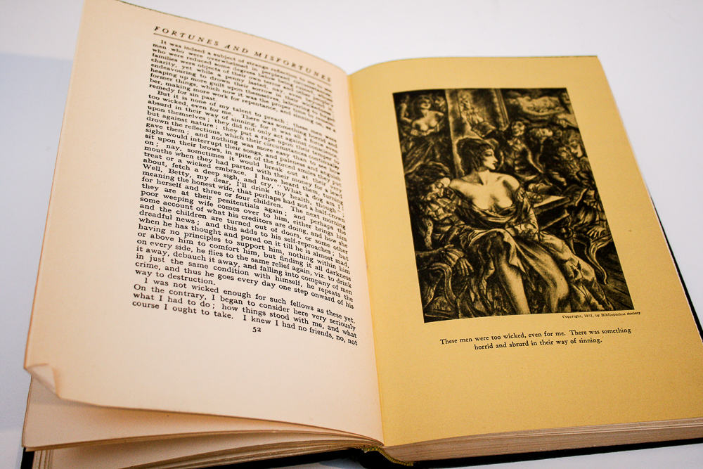1931 "The Fortunes and Misfortunes of the Famous Moll Flanders" by Daniel Defoe Illustrated By John Alan Maxwell