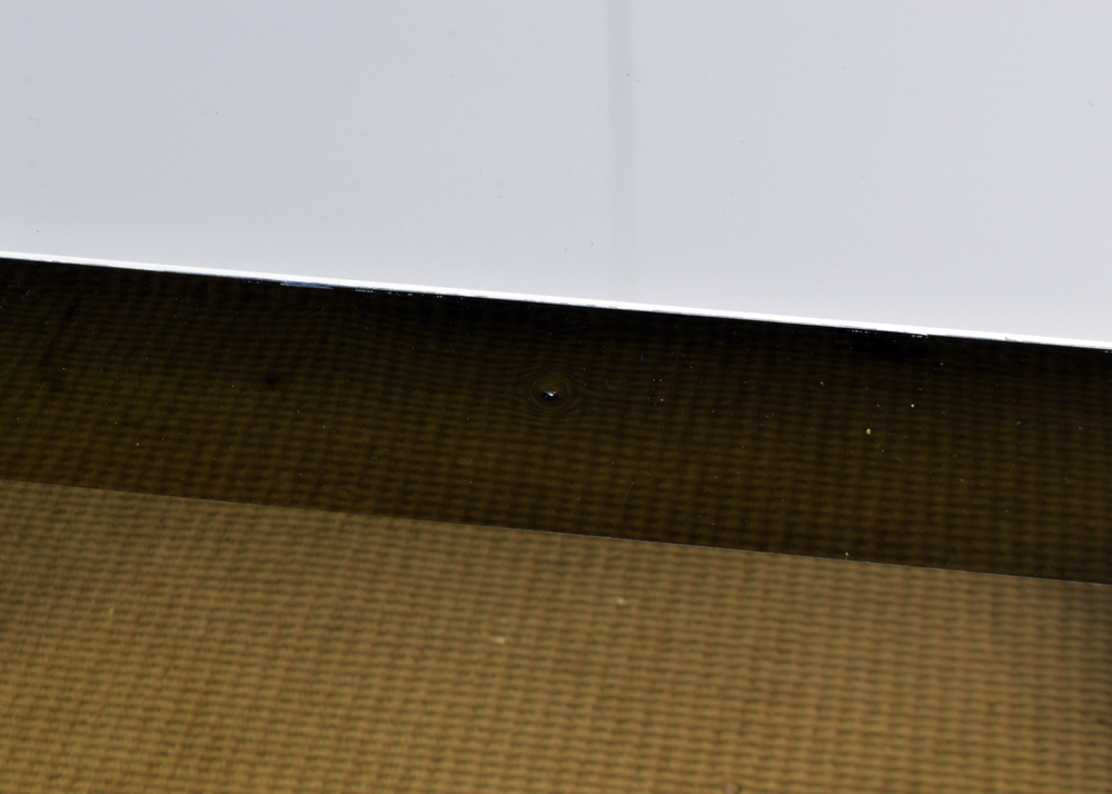 Brass-Accented Dining Table with Eight Chairs