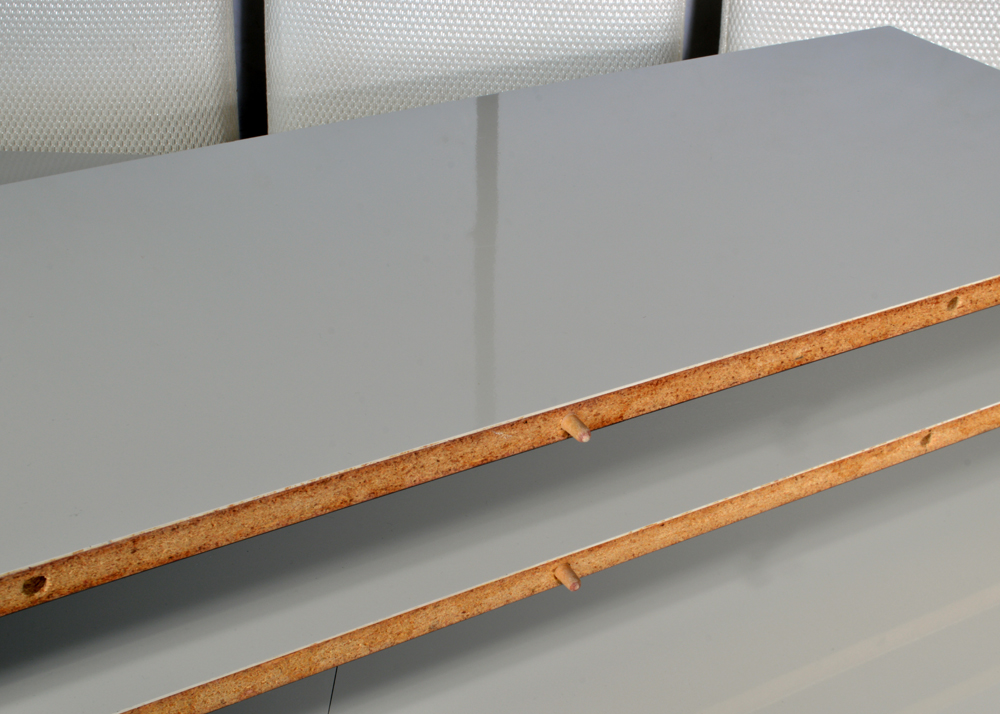 Brass-Accented Dining Table with Eight Chairs