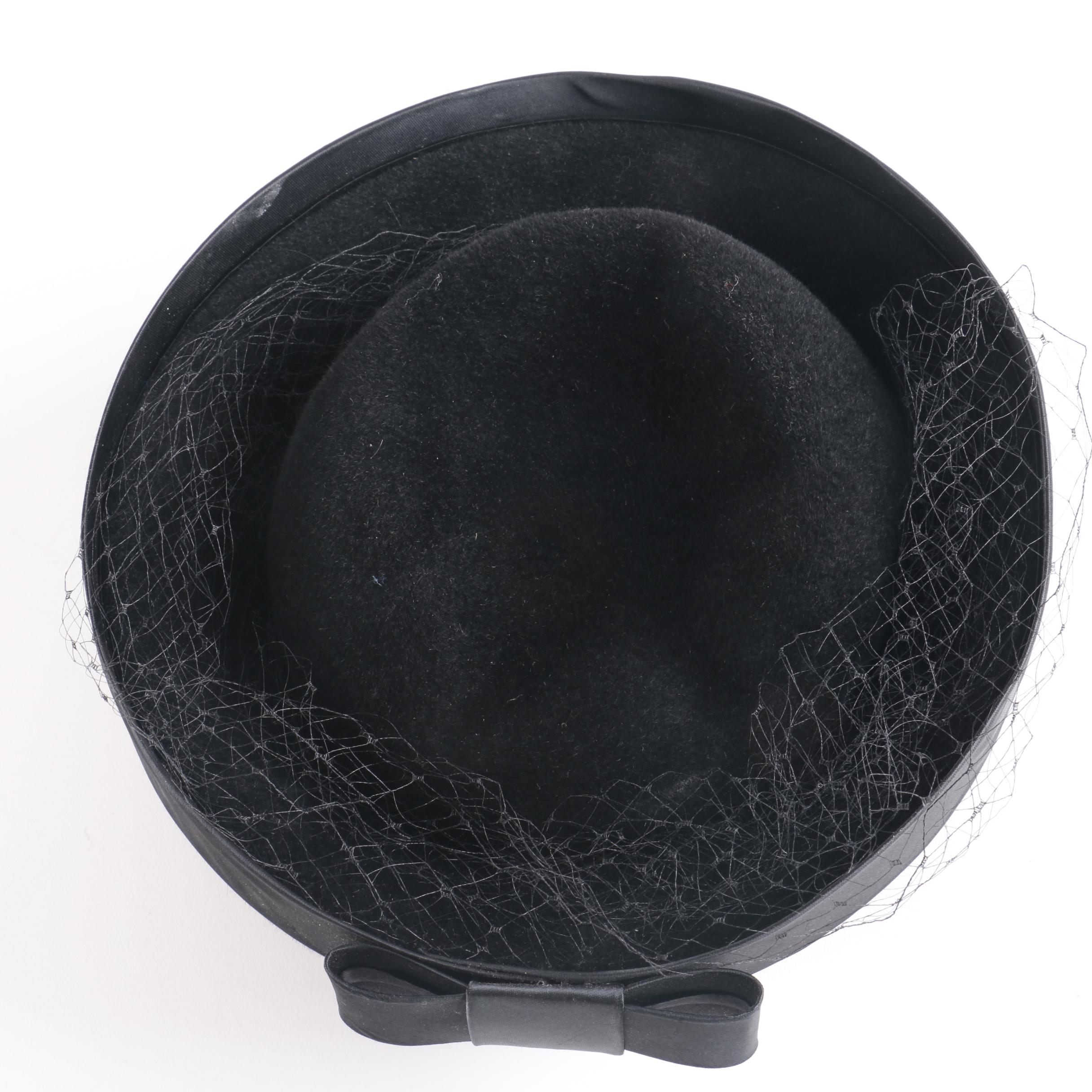 Vintage Hat and Birdcage Veil