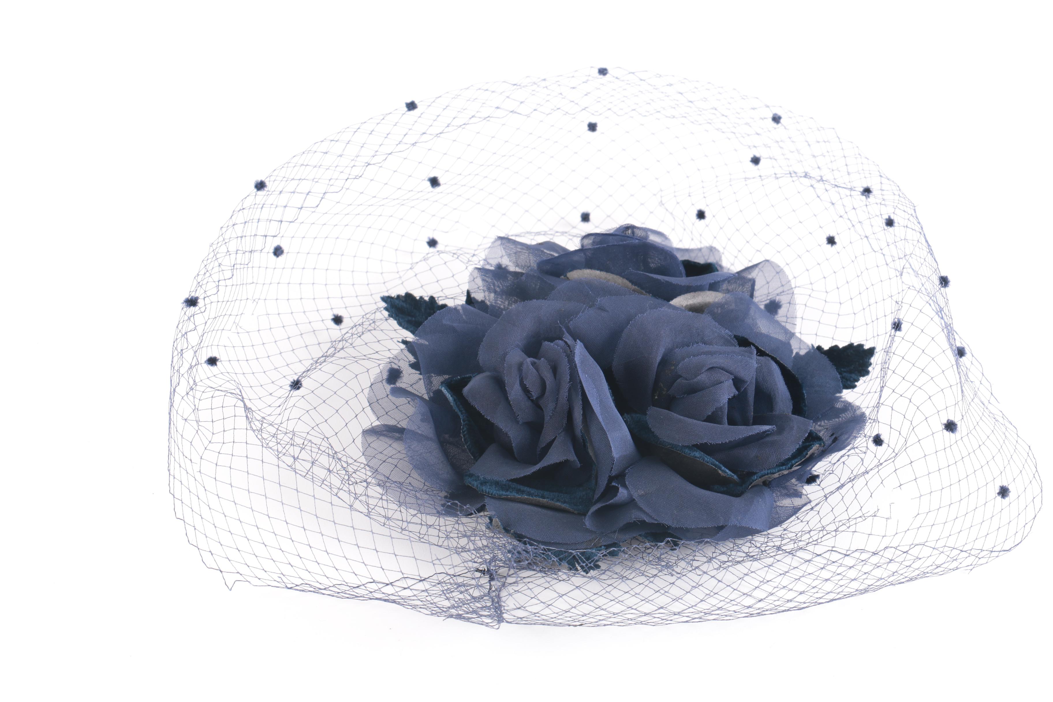 Vintage Hat and Birdcage Veil