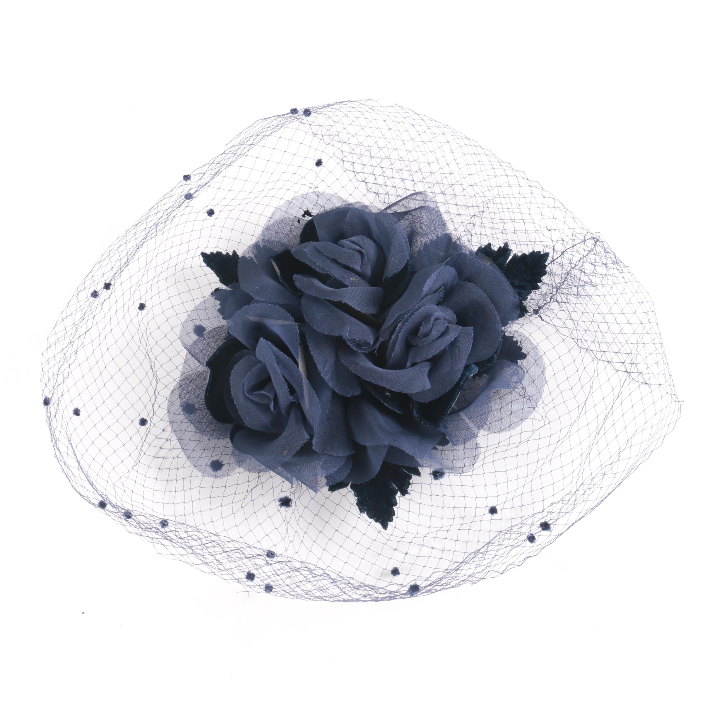 Vintage Hat and Birdcage Veil