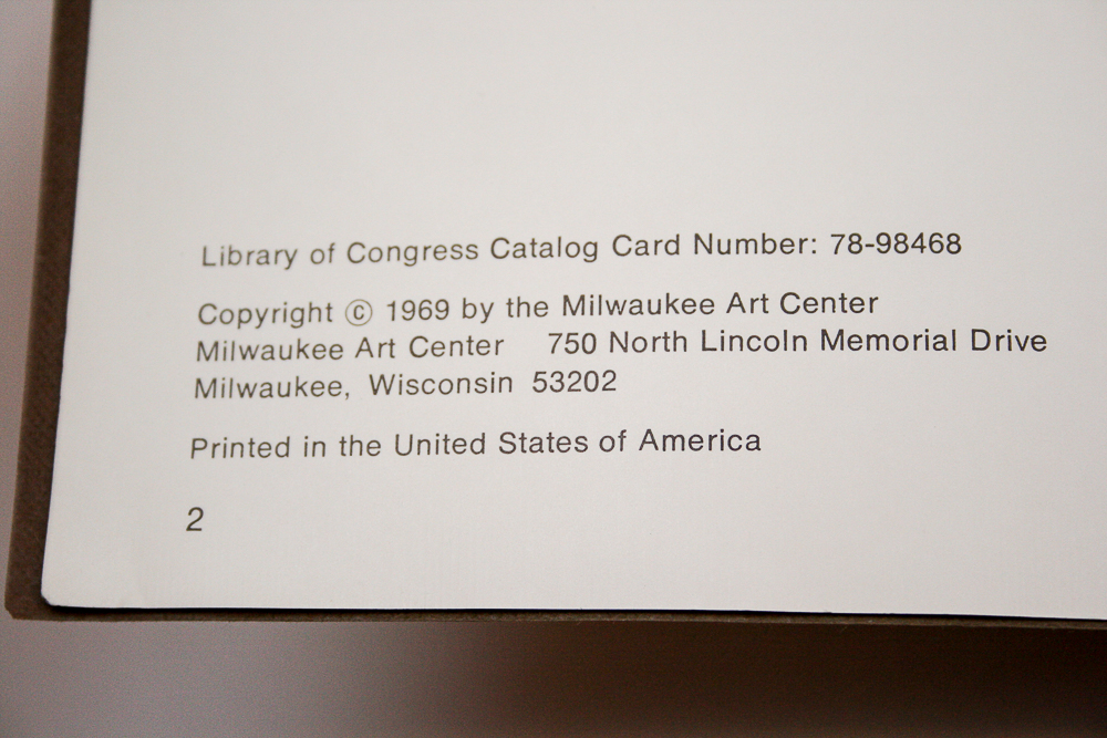 "A Plastic Presence Four Artists in Trans-Vision" Exhibit Book