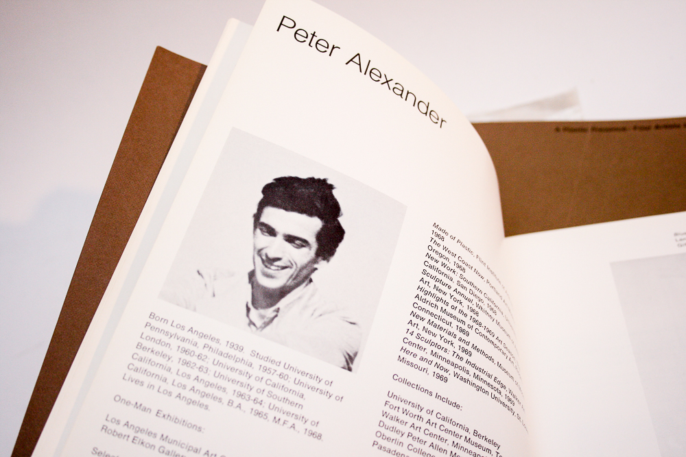 "A Plastic Presence Four Artists in Trans-Vision" Exhibit Book