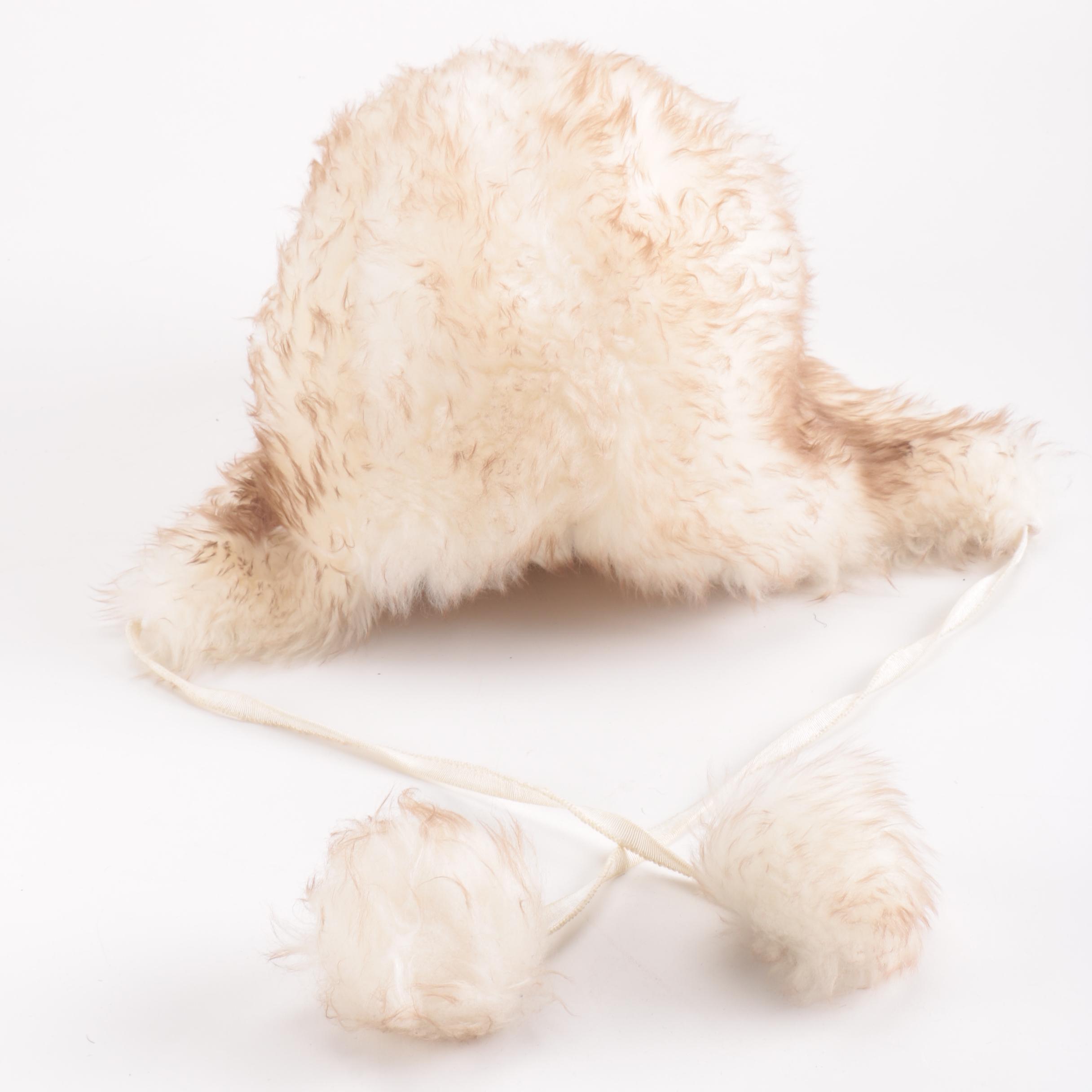Lamb Fur Winter Hat