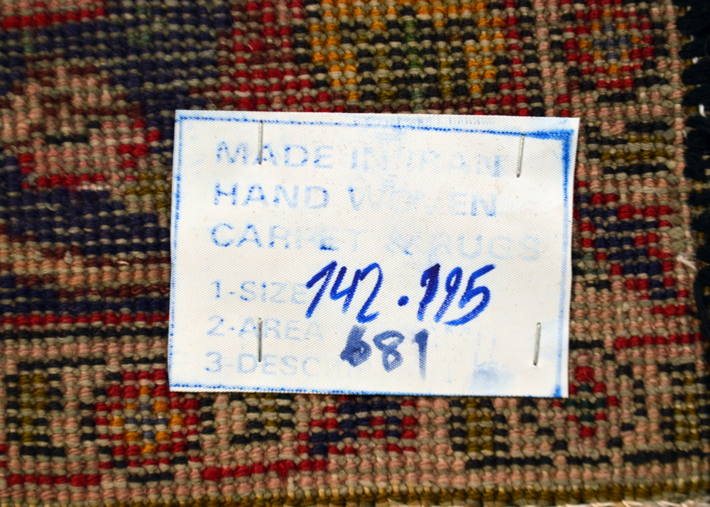 Early 20th Century Hand-Knotted Persian Bakhtiari Area Rug