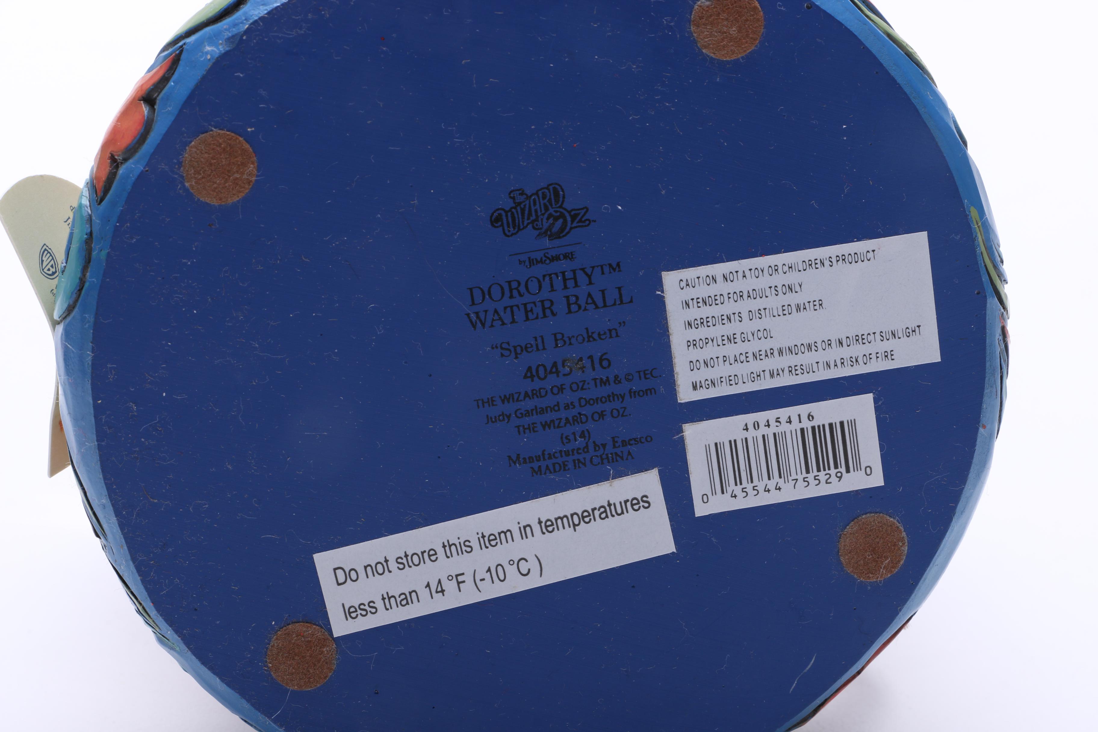 2014 Wizard of Oz "Spell Broken" Snowglobe Designed by Jim Shore