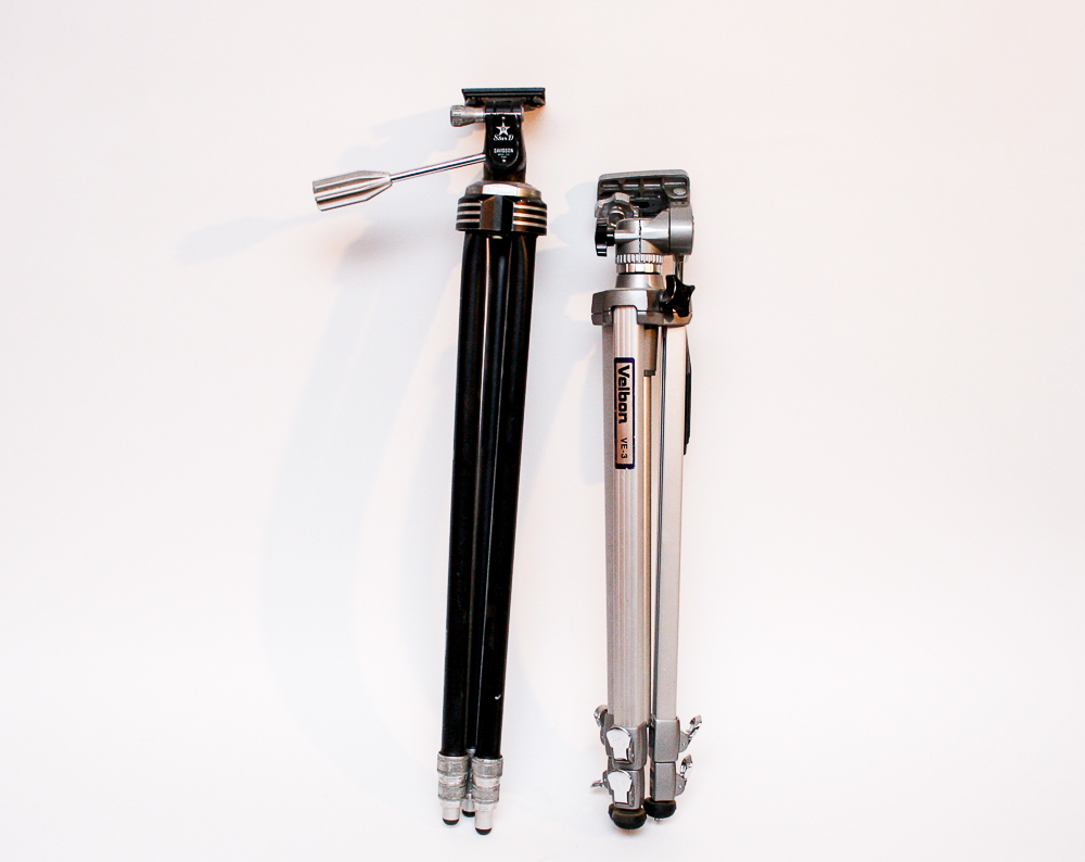 Vintage Metal Camera Tripods