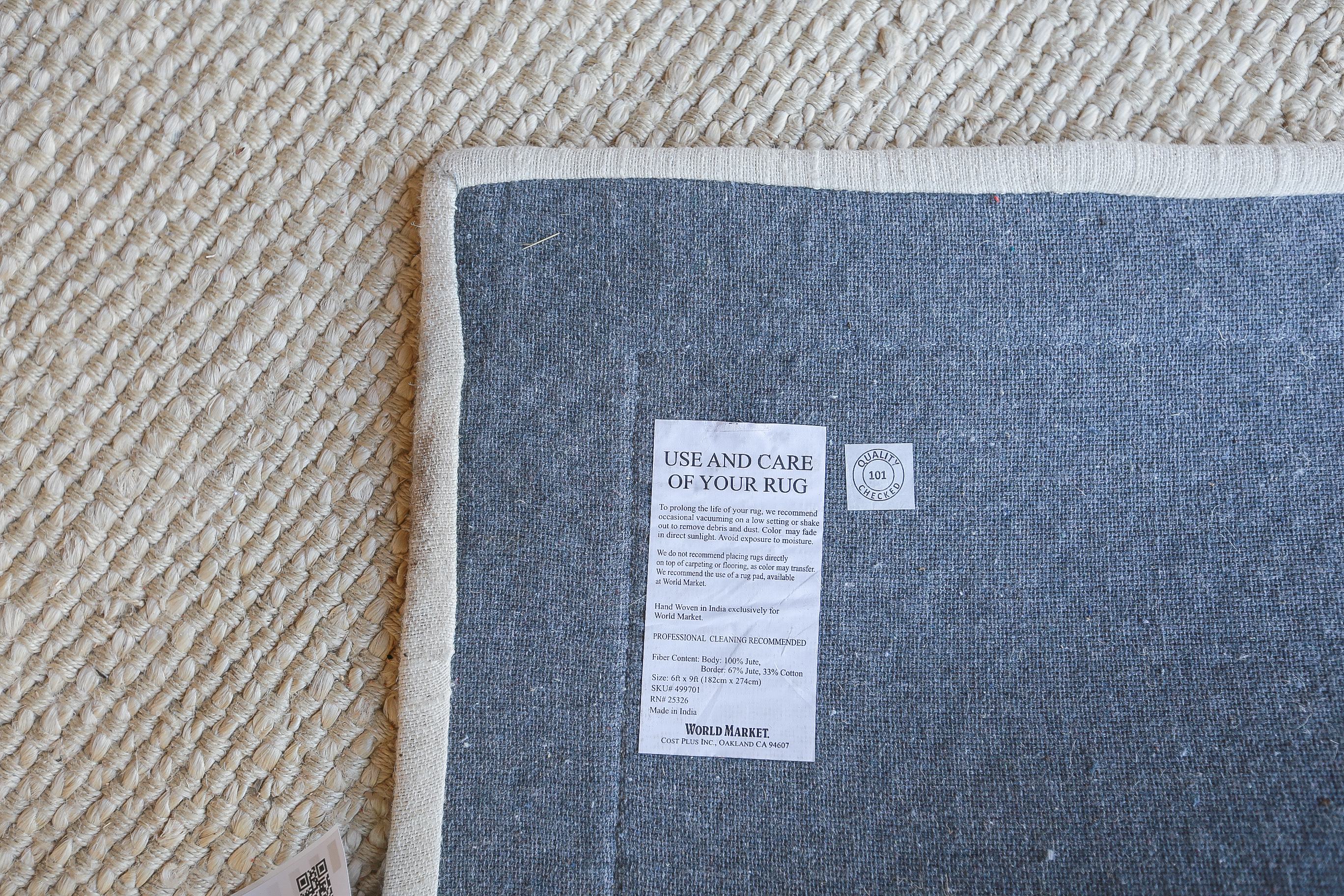 World Market Jute Area Rug