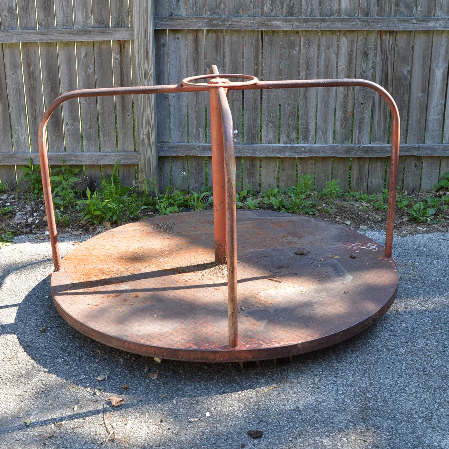 Outdoor Metal Children's Merry-Go-Round