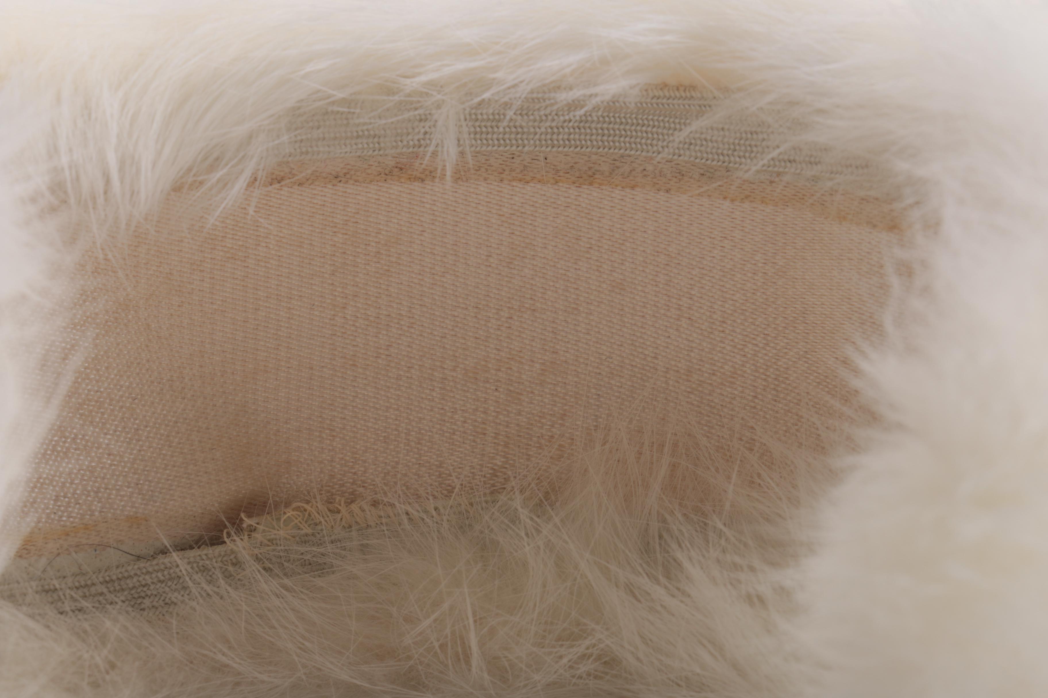 White Rabbit Fur Cuffs