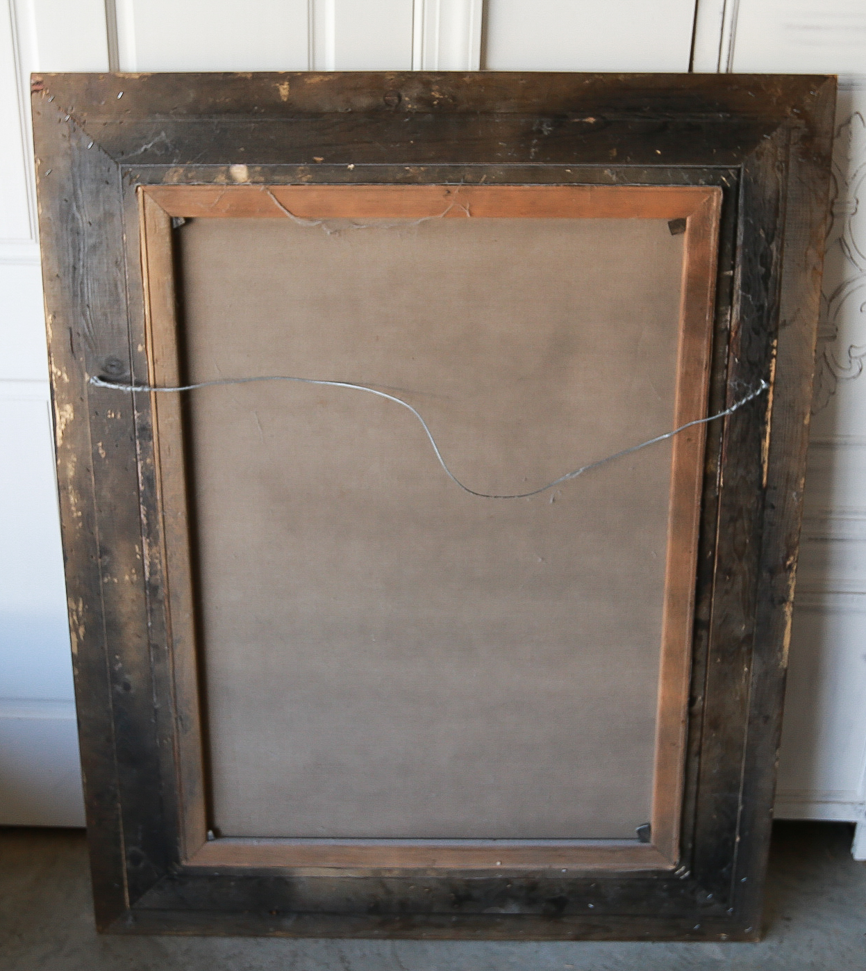 Impressionist Oil Painting on Canvas of Children Gathering Flowers