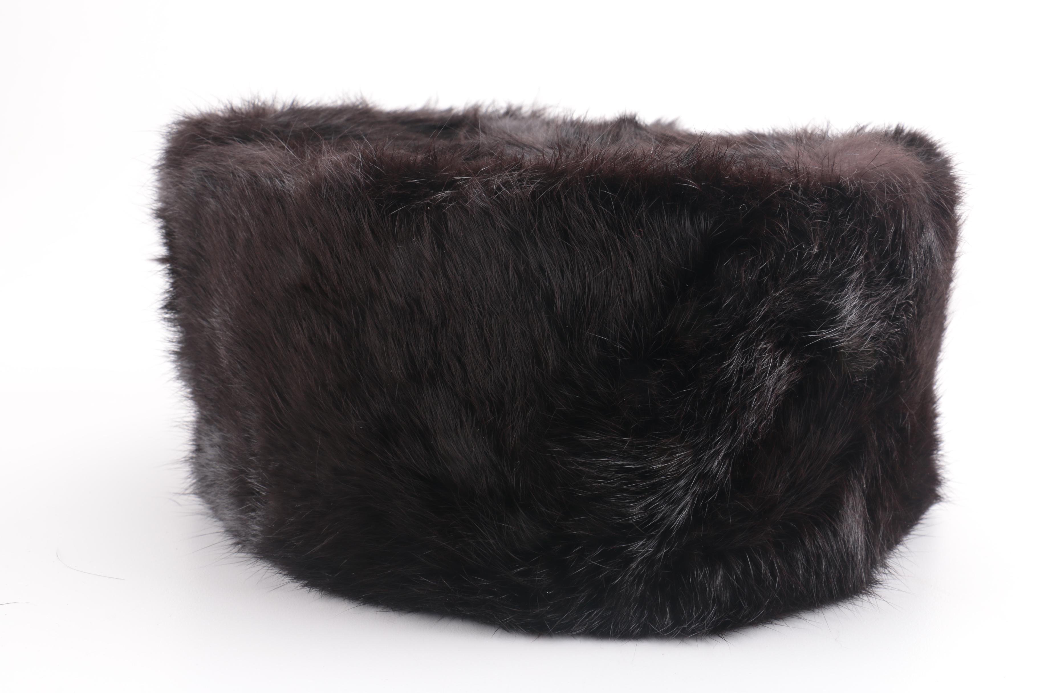 Cavanaugh Ushanka Rabbit Fur Hat With Soviet Emblem