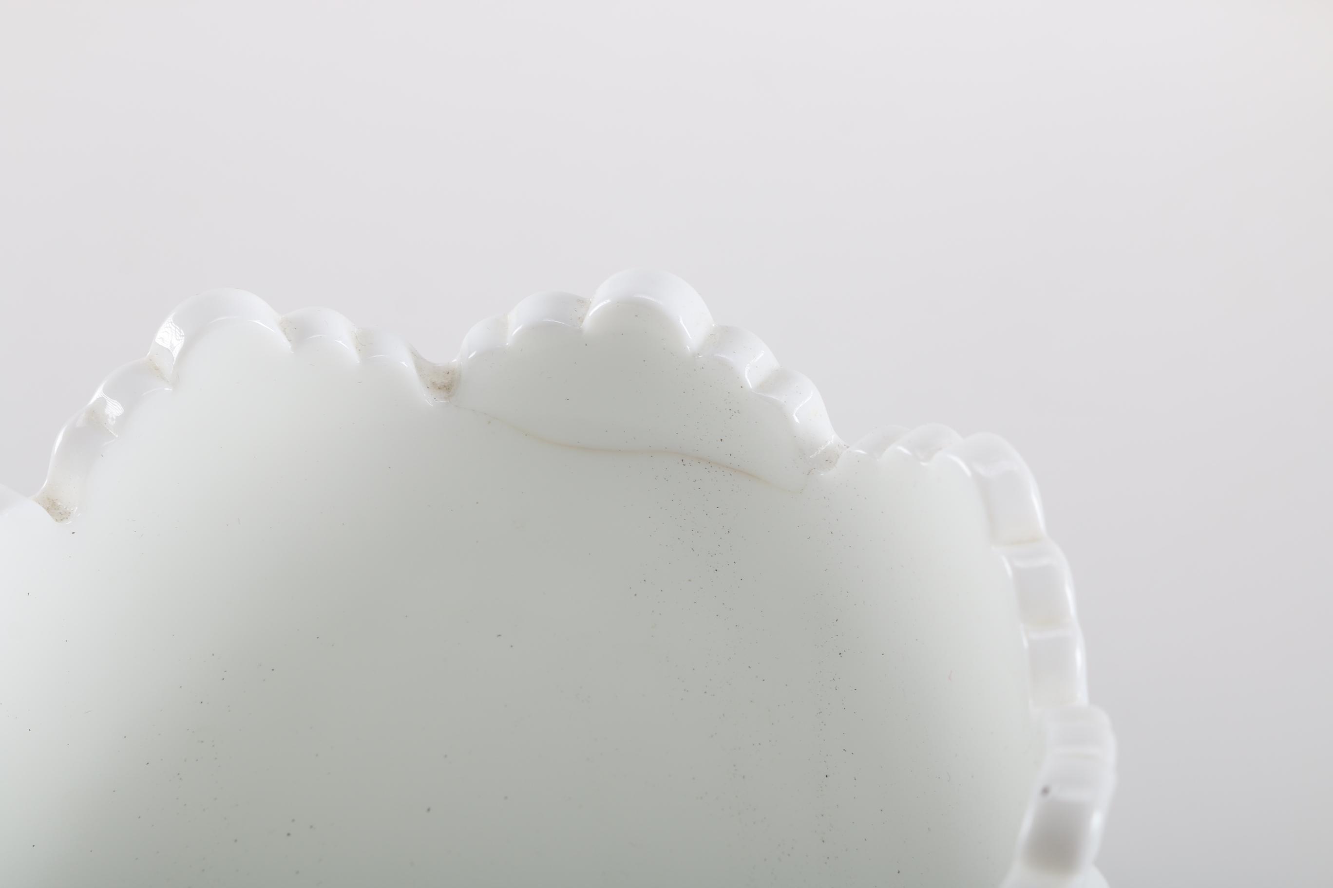 Collection of Fenton White Milk Glass