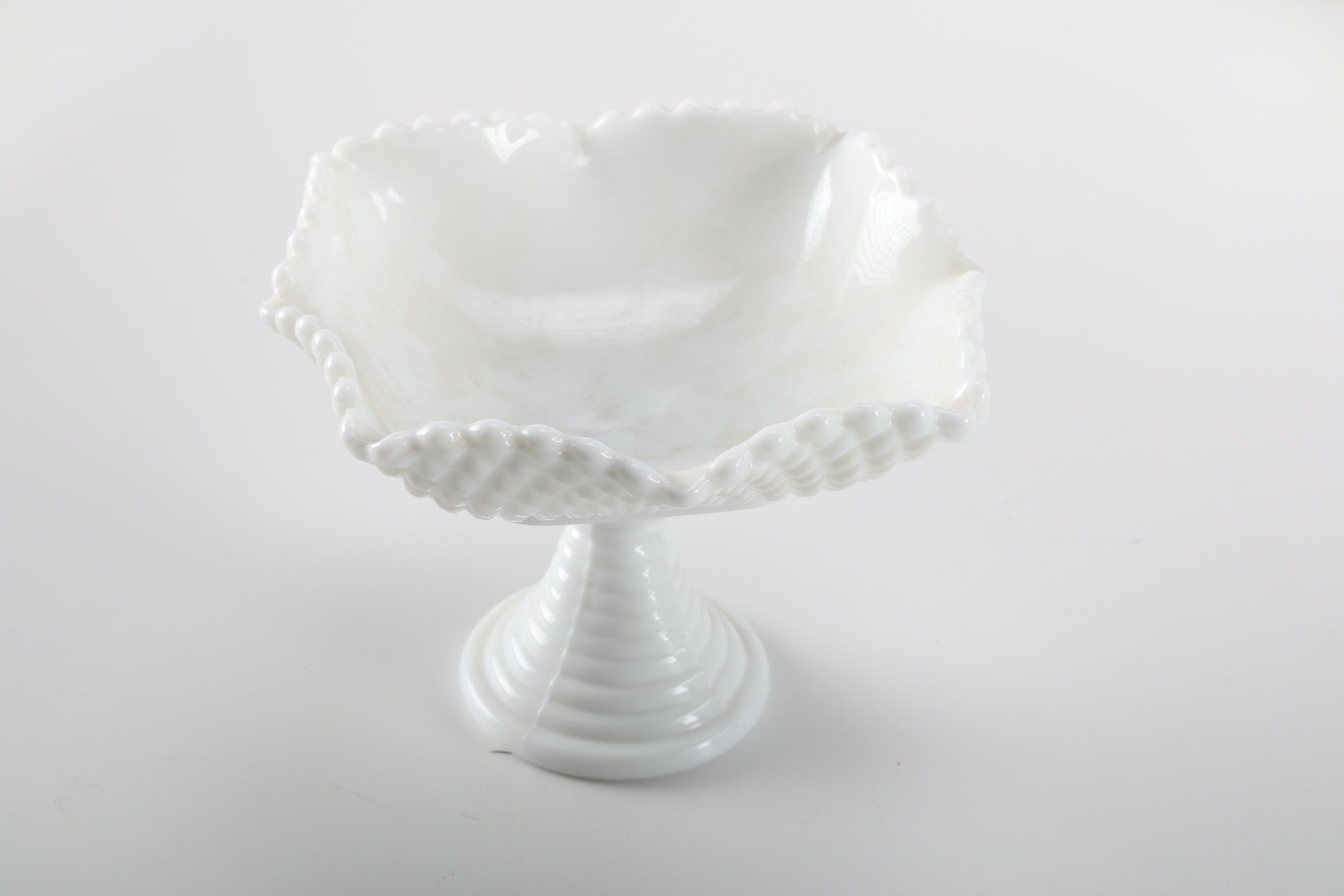 Collection of Fenton White Milk Glass