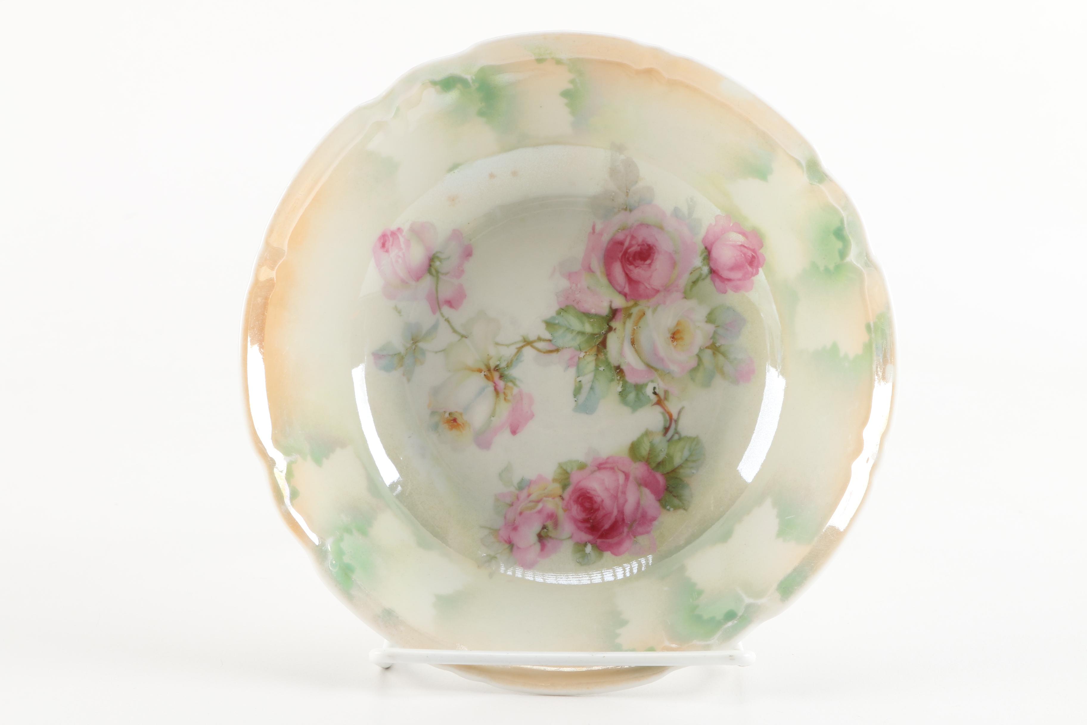 Unger & Schilde Three Crown Porcelain Bowls