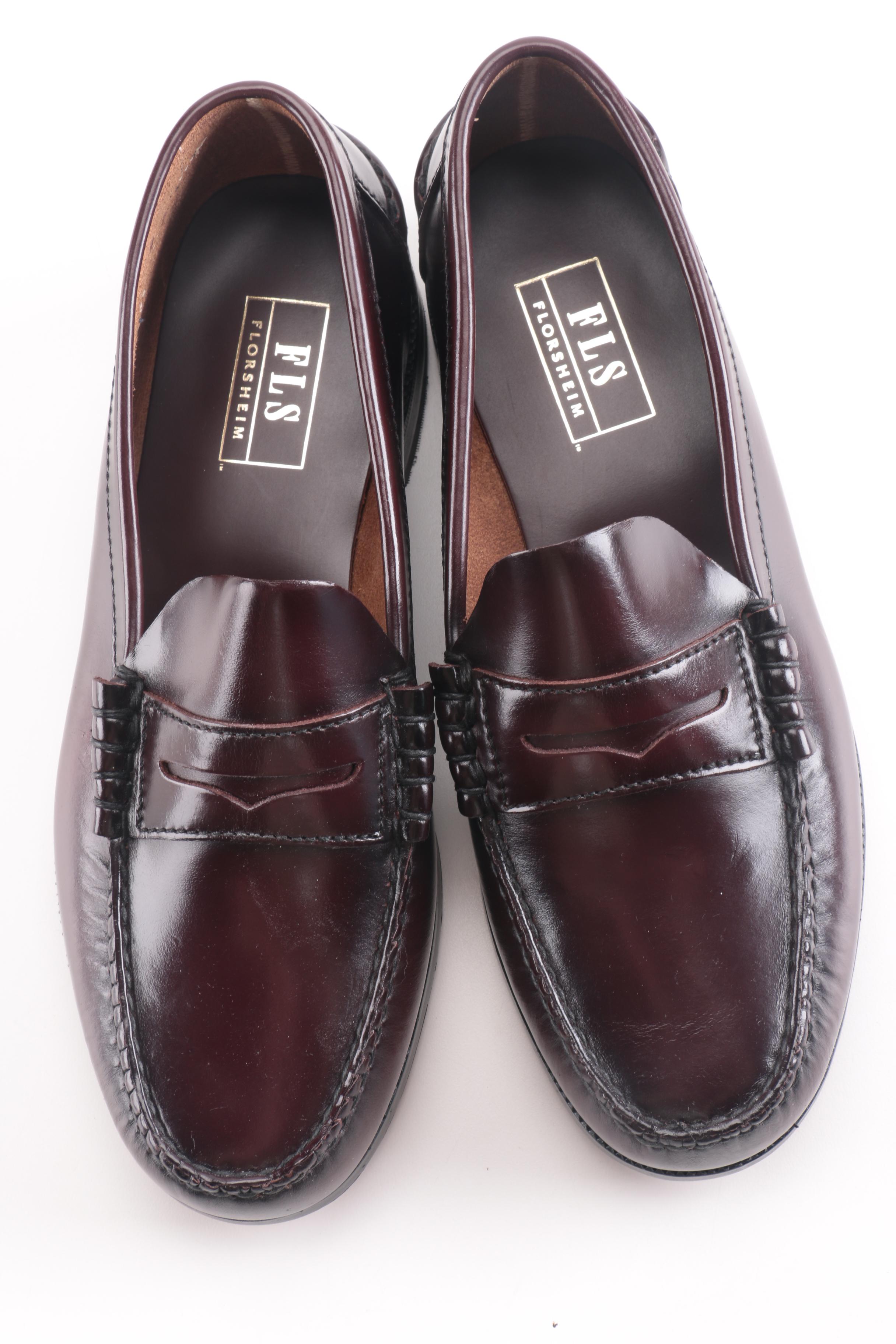 Florsheim "Berkley" Burgundy Loafers