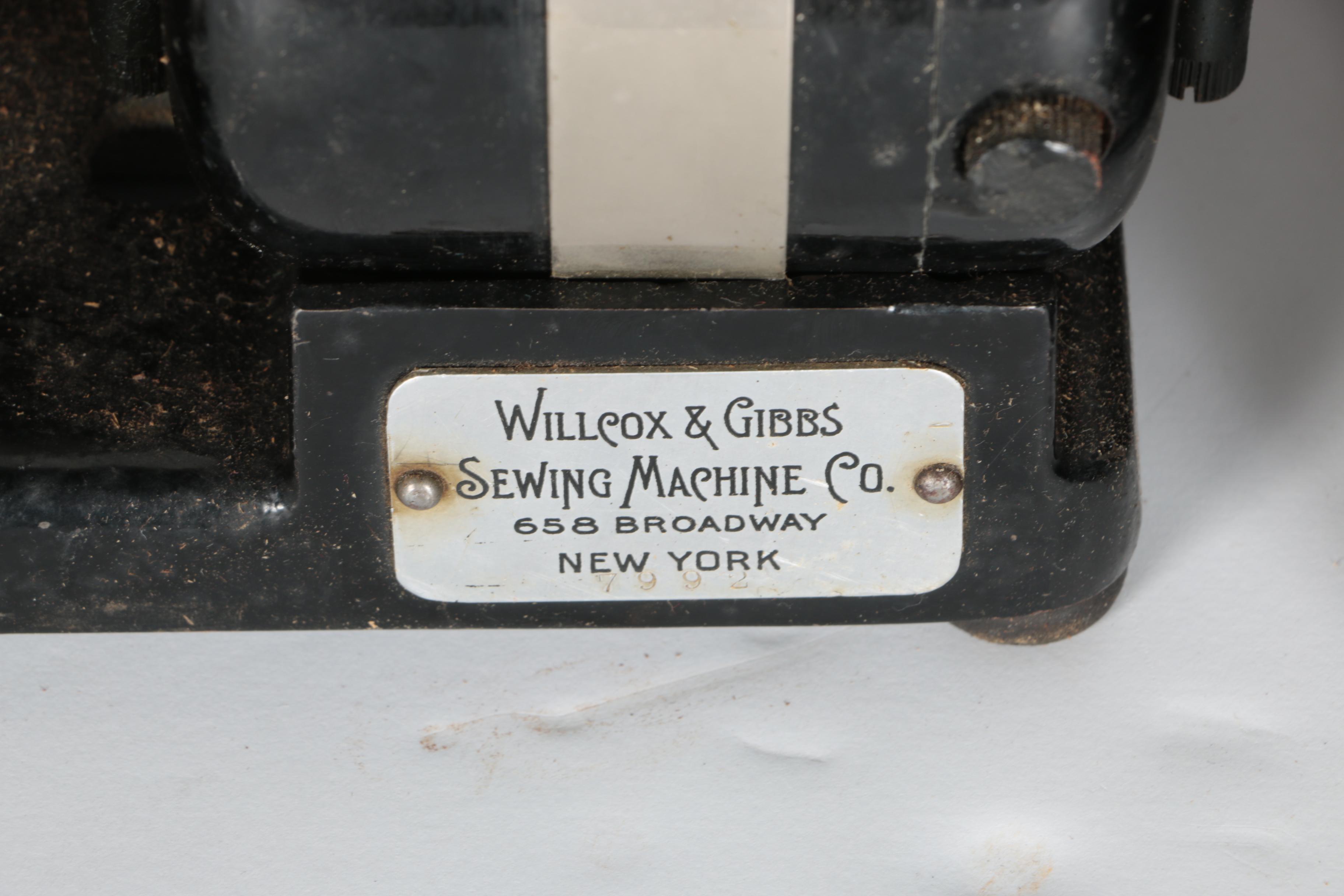 Vintage Wilcox & Gibbs Sewing Machine With Westinghouse Motor Base