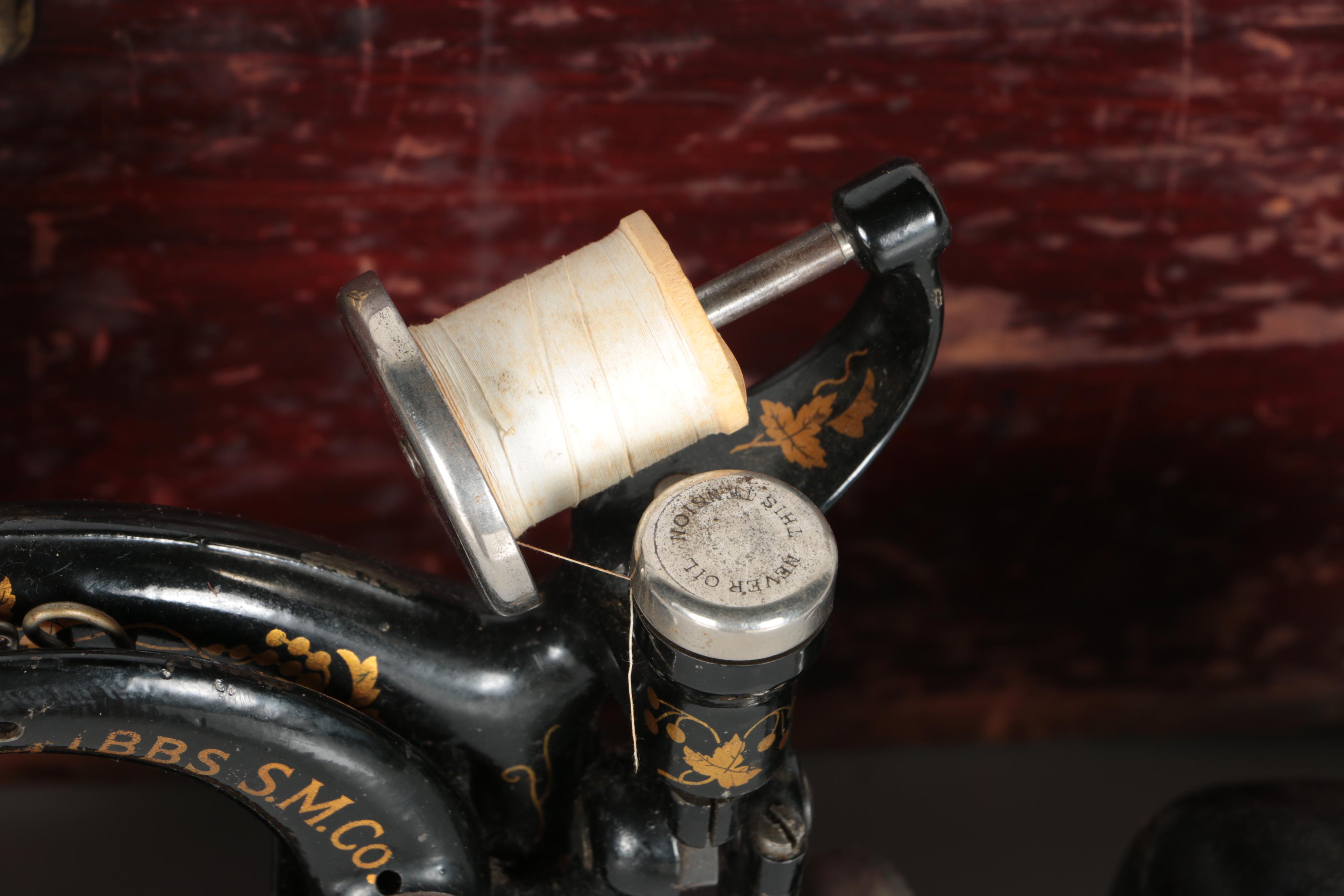 Vintage Wilcox & Gibbs Sewing Machine With Westinghouse Motor Base