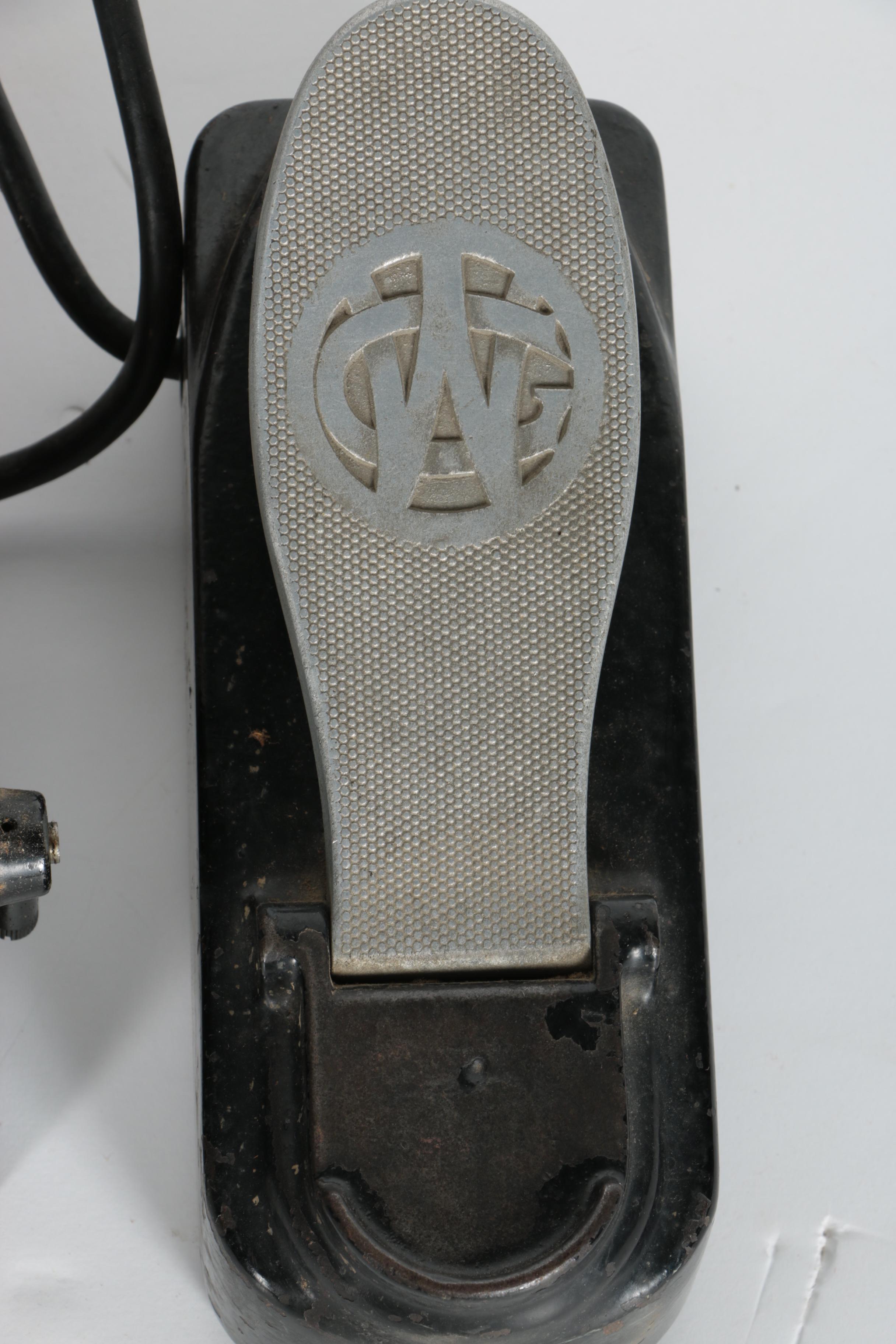 Vintage Wilcox & Gibbs Sewing Machine With Westinghouse Motor Base