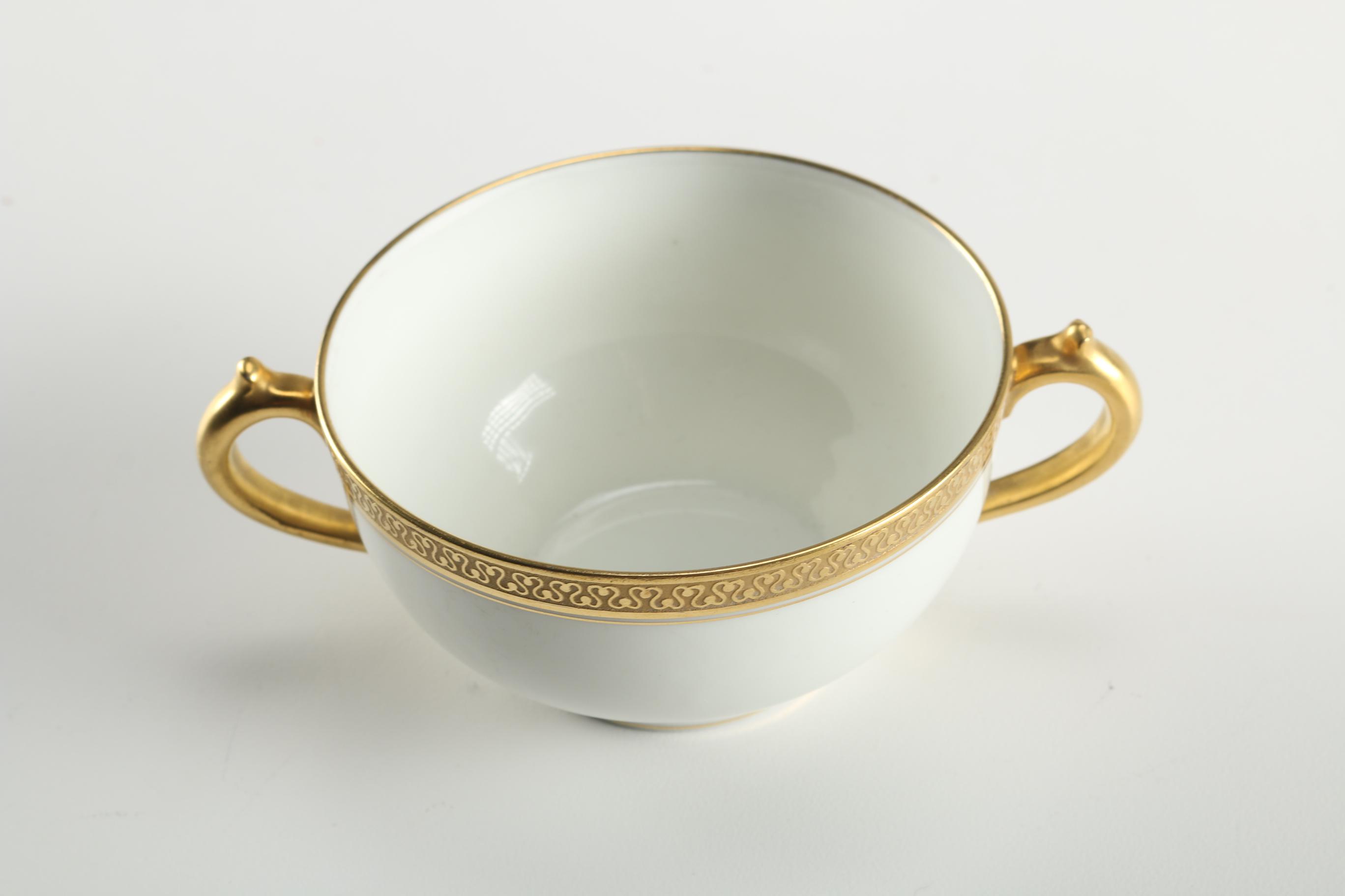Limoges Porcelain and "Minton" Tiffin-Franciscan Mayonnaise Bowls