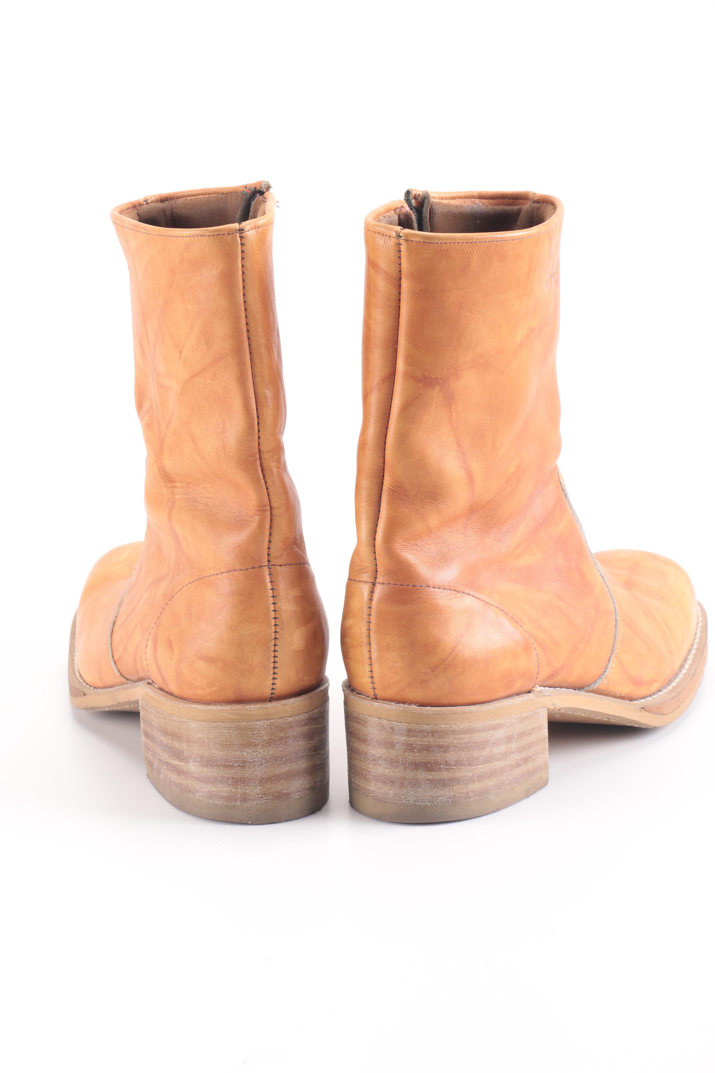 Dingo Brown Leather Boots