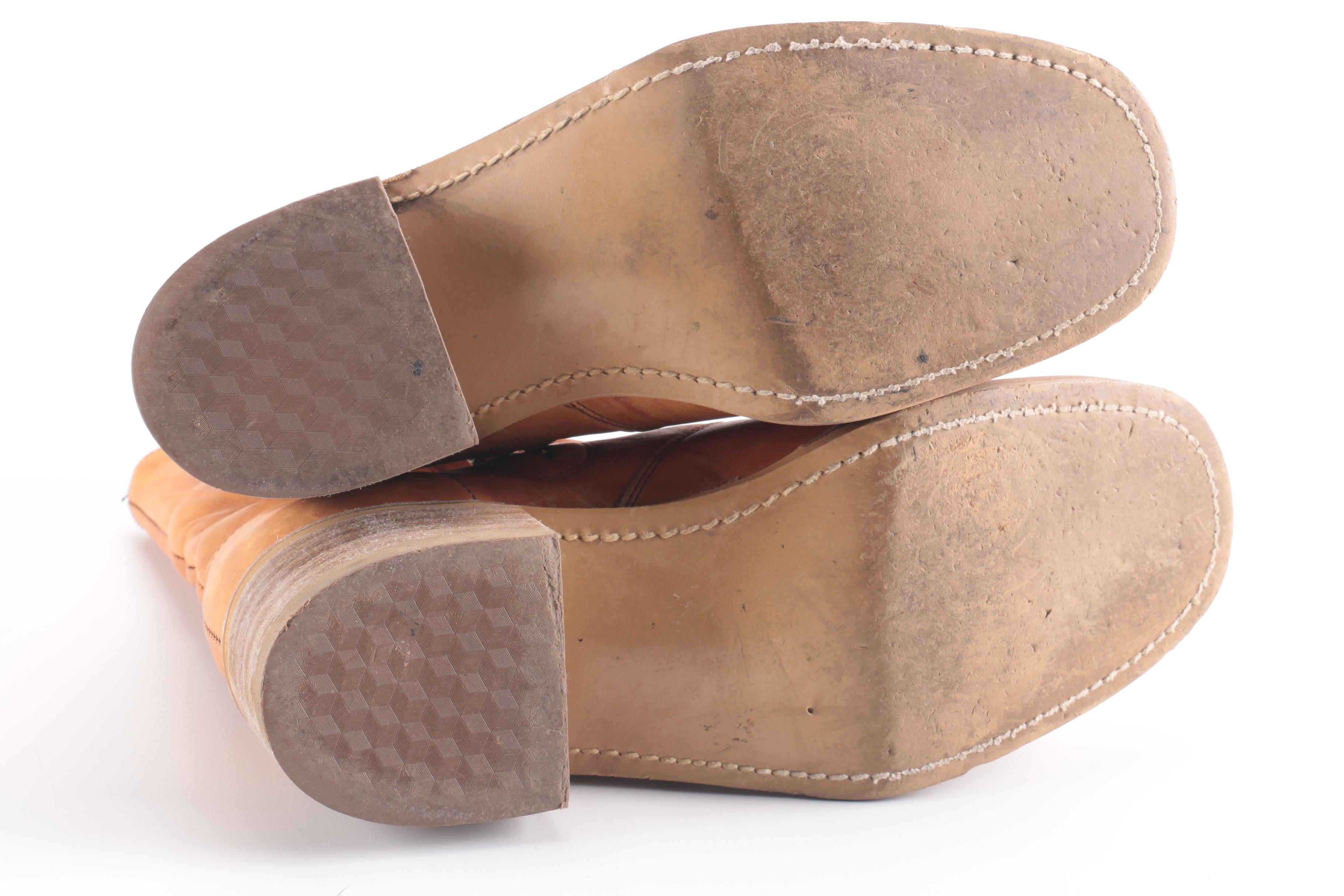 Dingo Brown Leather Boots