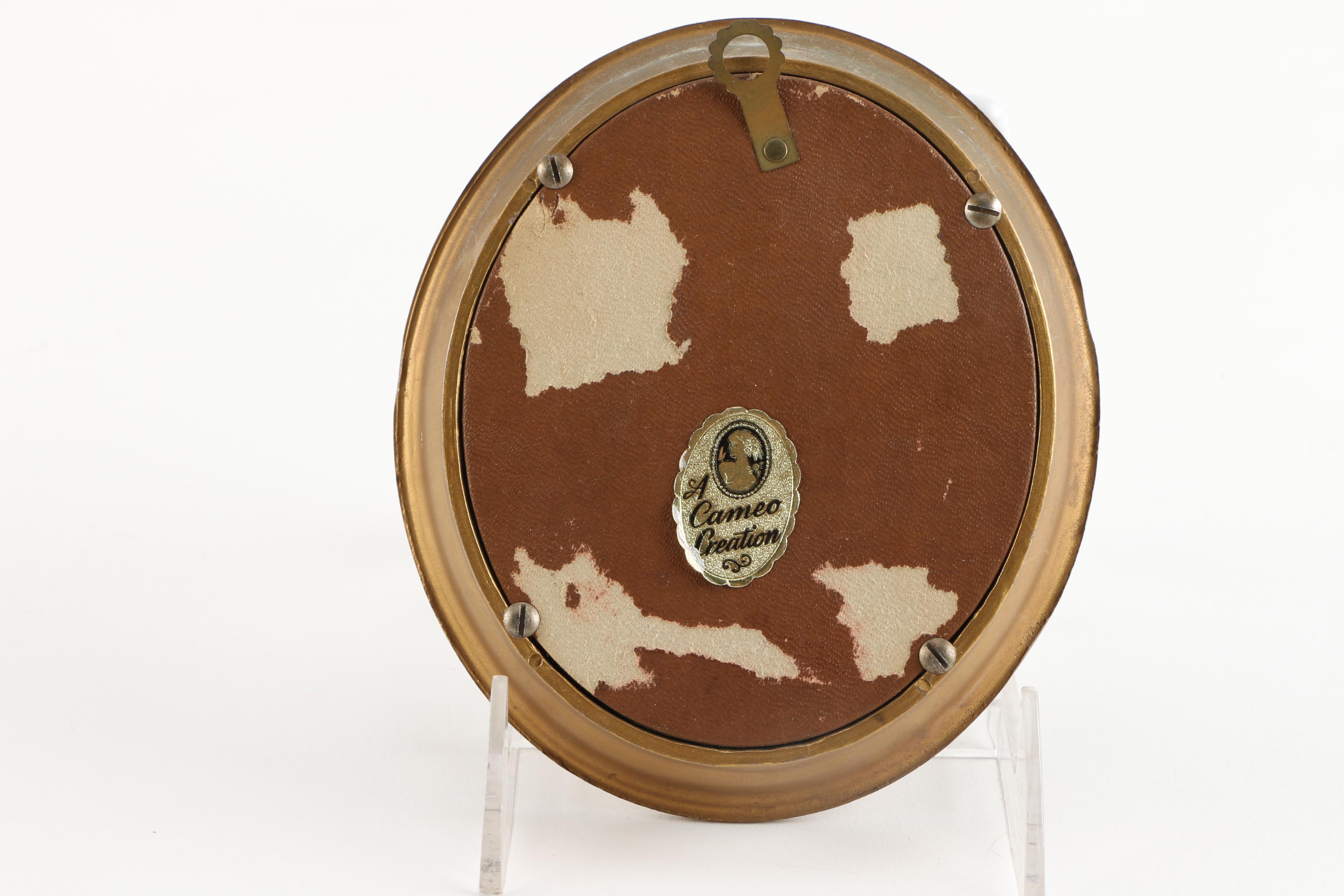 Framed Offset Lithographs and Porcelain Portraits of Women