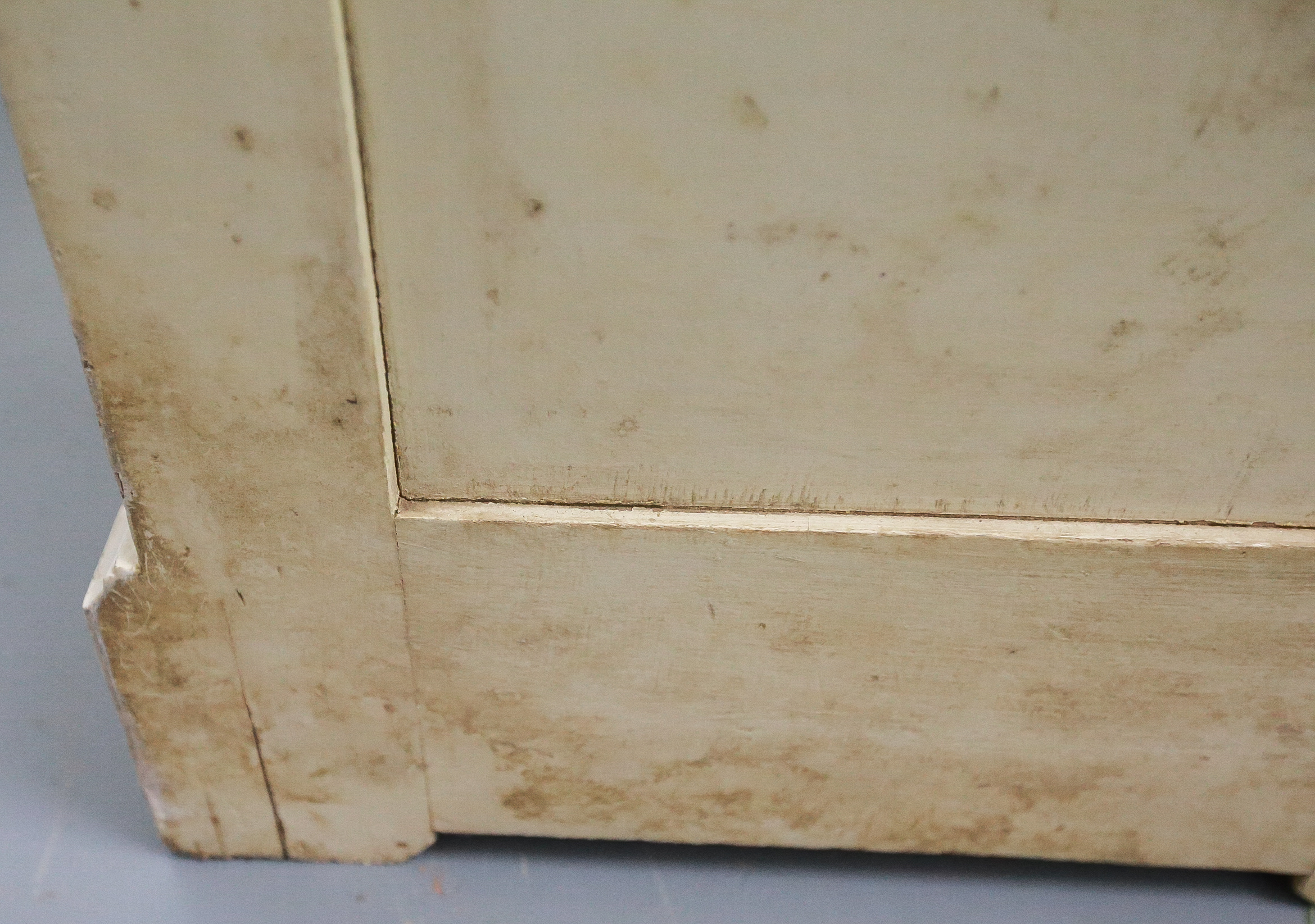 Victorian Eastlake-Style Cream-Painted Chest of Drawers