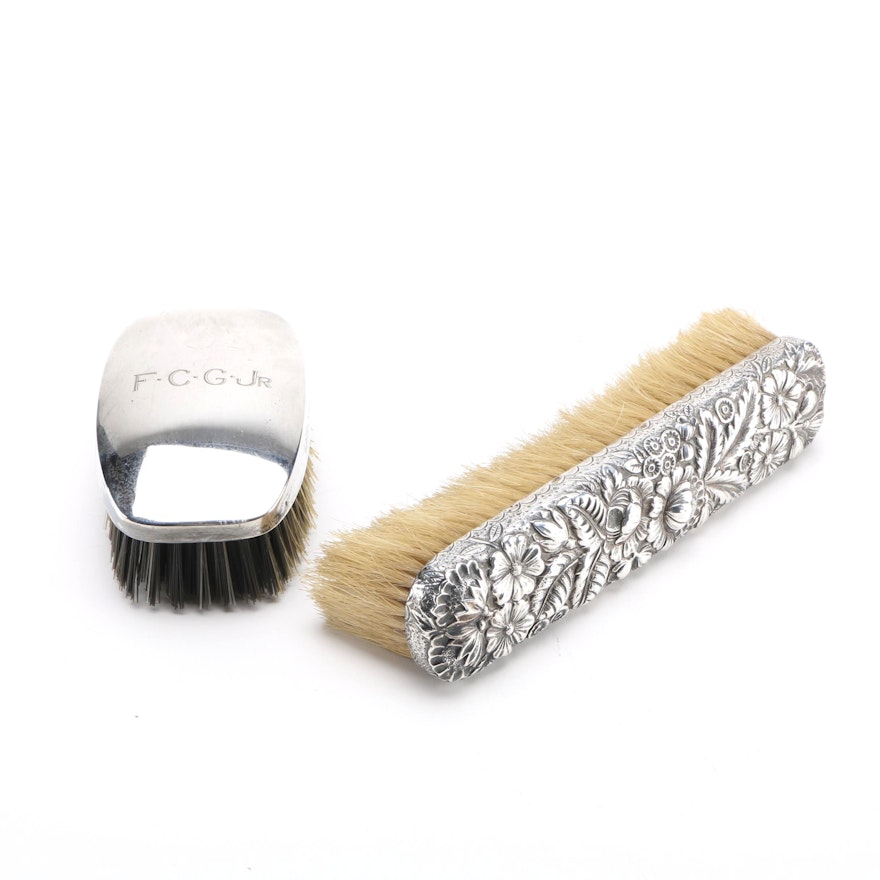 Sterling Silver Hair Brushes