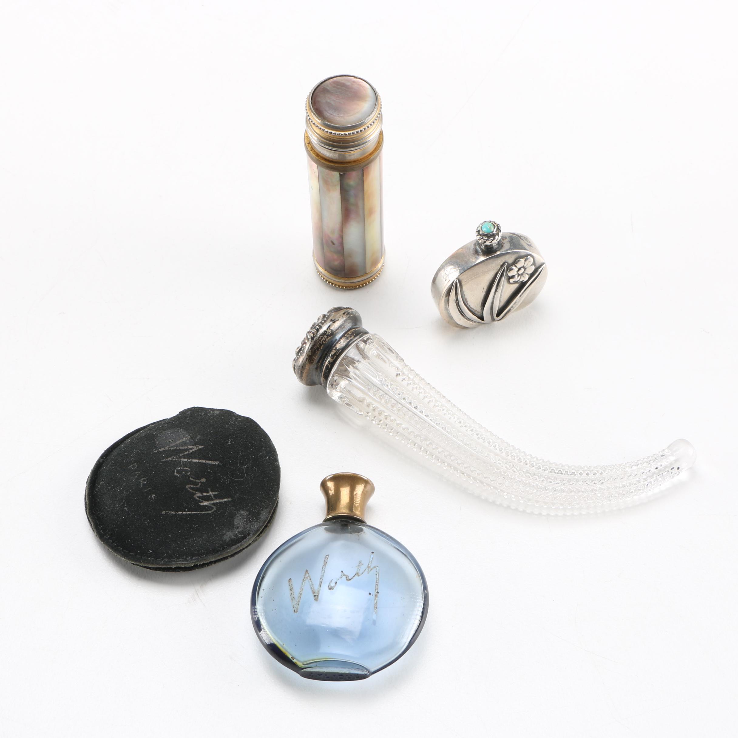 Small Bottles Including a Sterling Silver Bernice Goodspeed