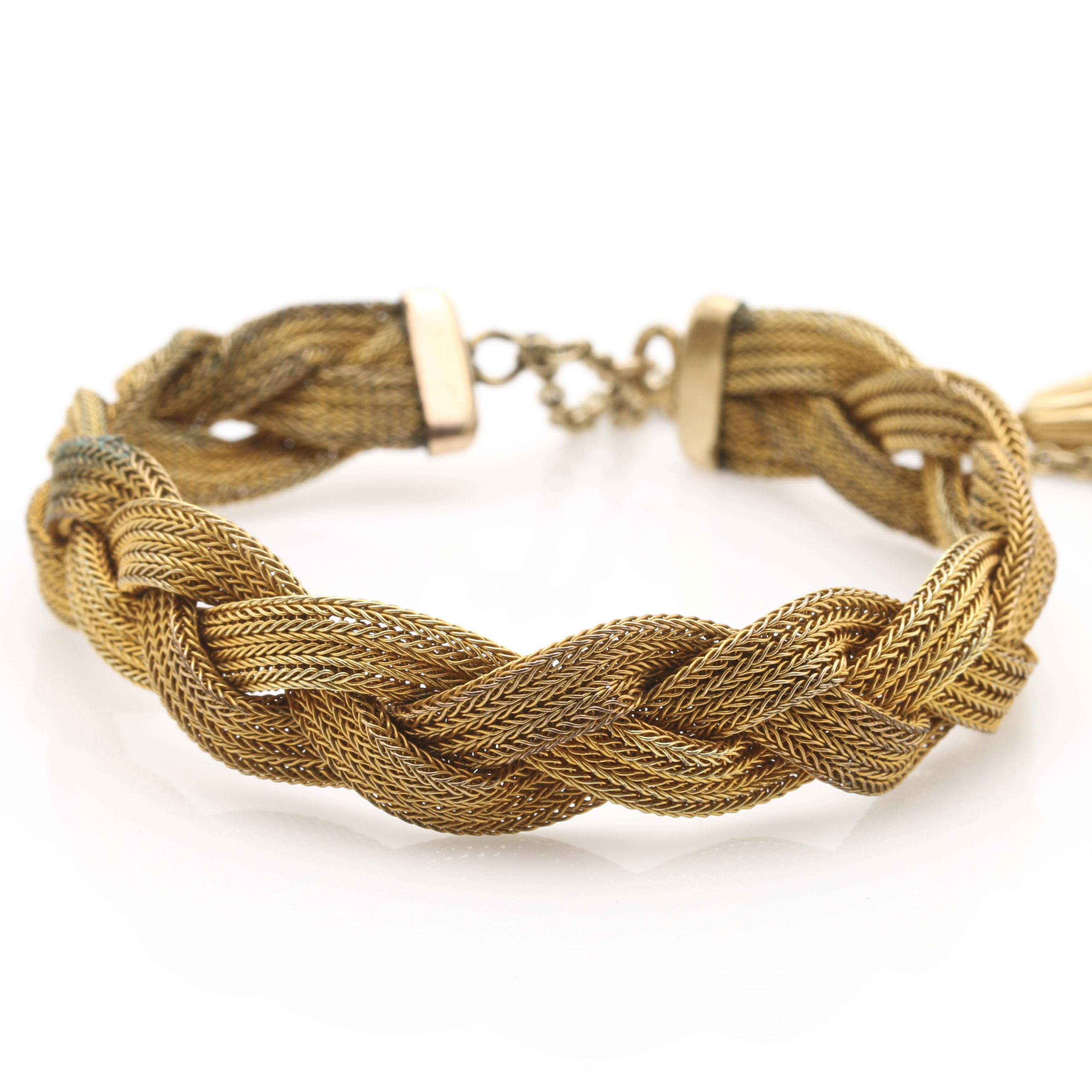 Gold-Filled Diamond Accent Rope Bracelet