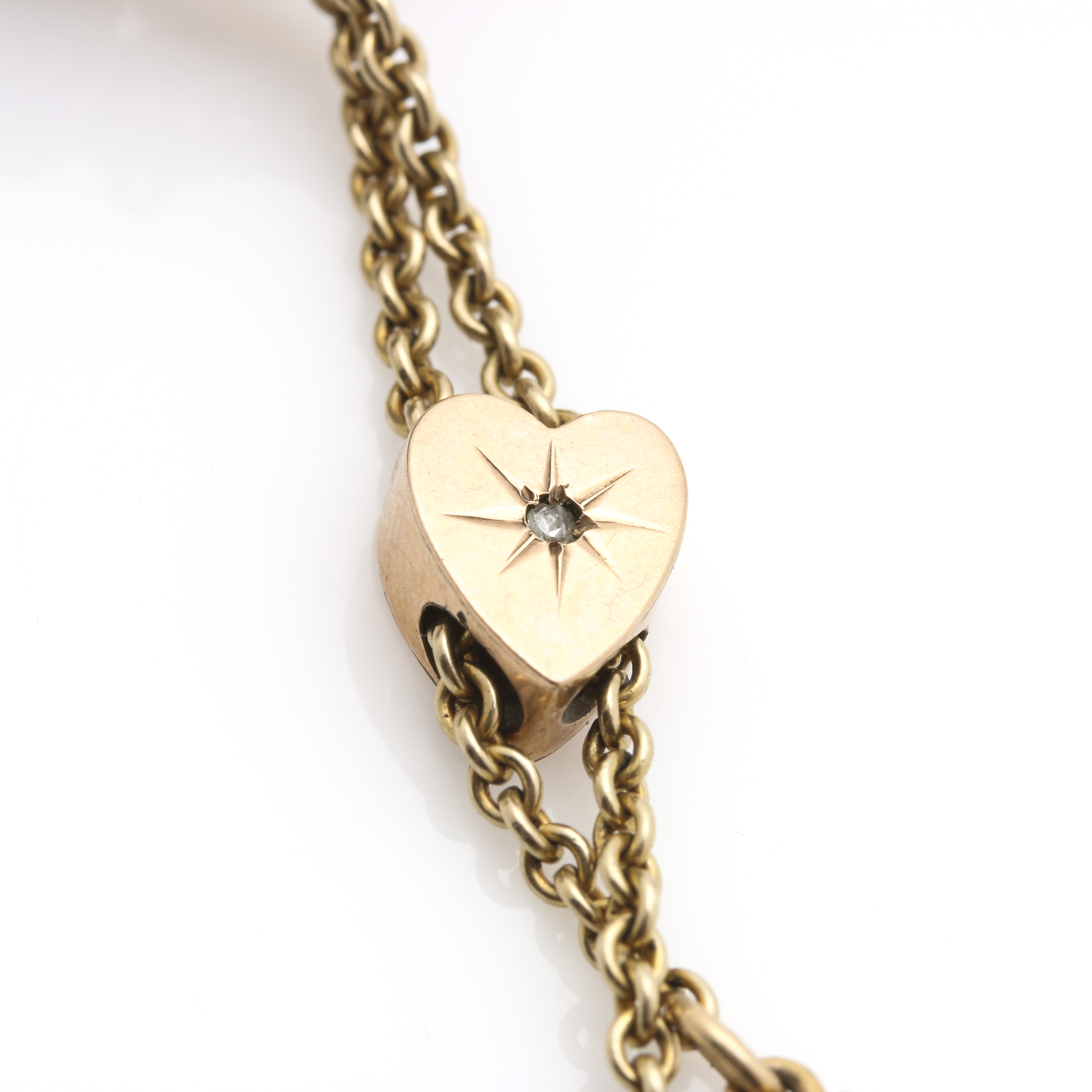 Gold-Filled Diamond Accent Rope Bracelet