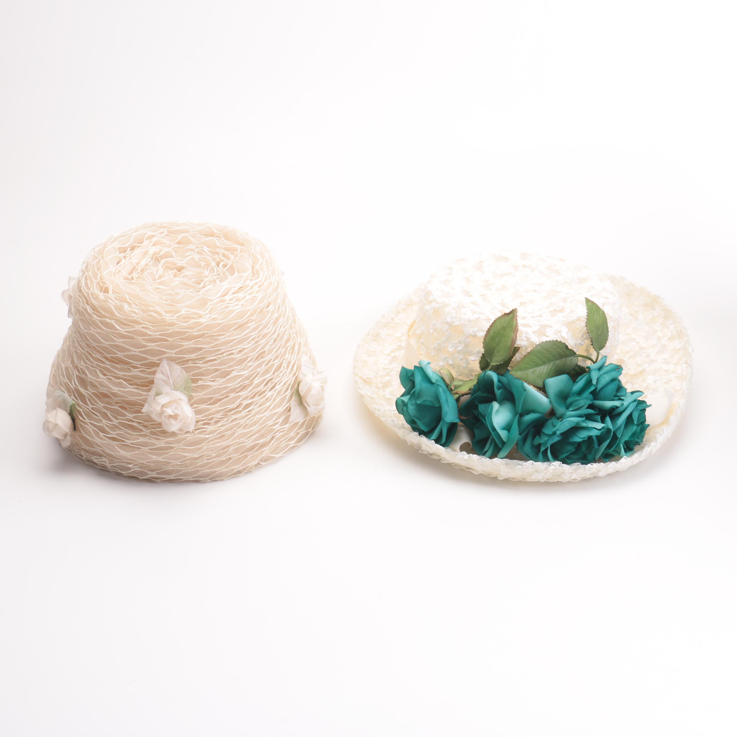 Flower and Lace Hats